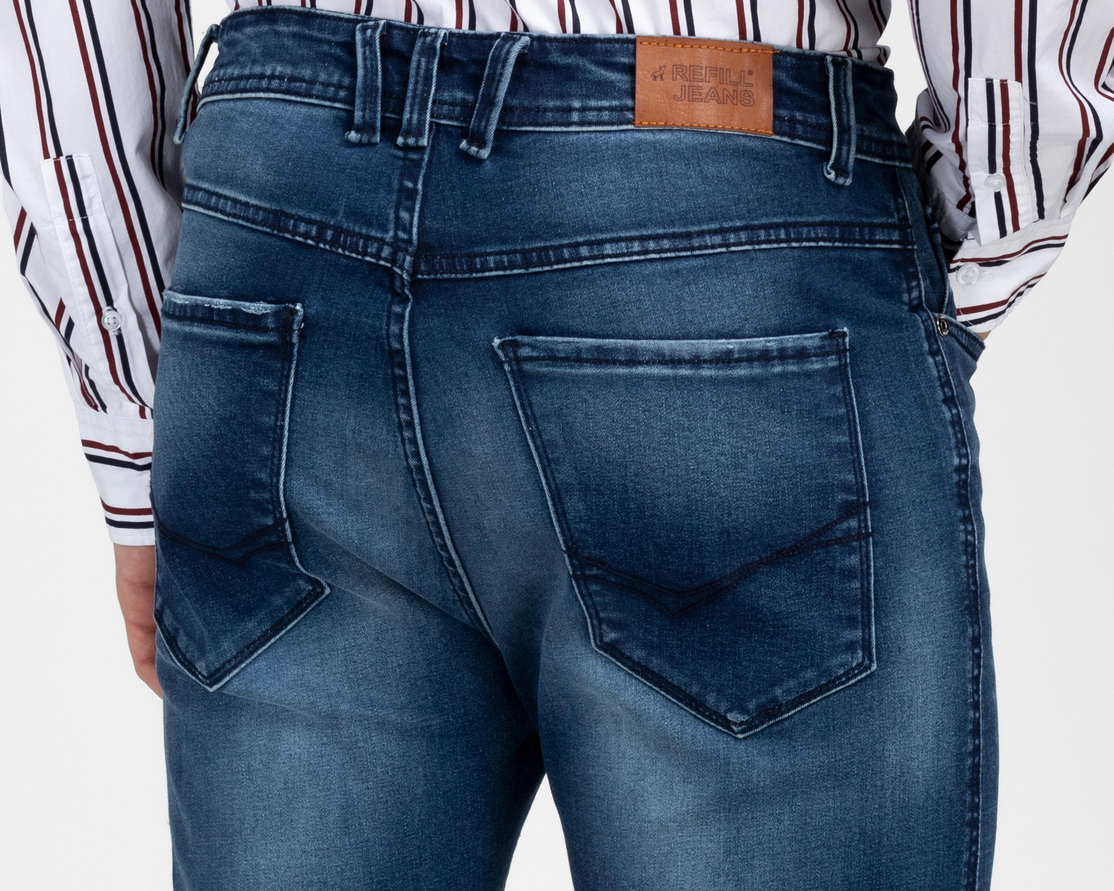 Foto 6 pulgar | Jeans Skinny Refill para Hombre