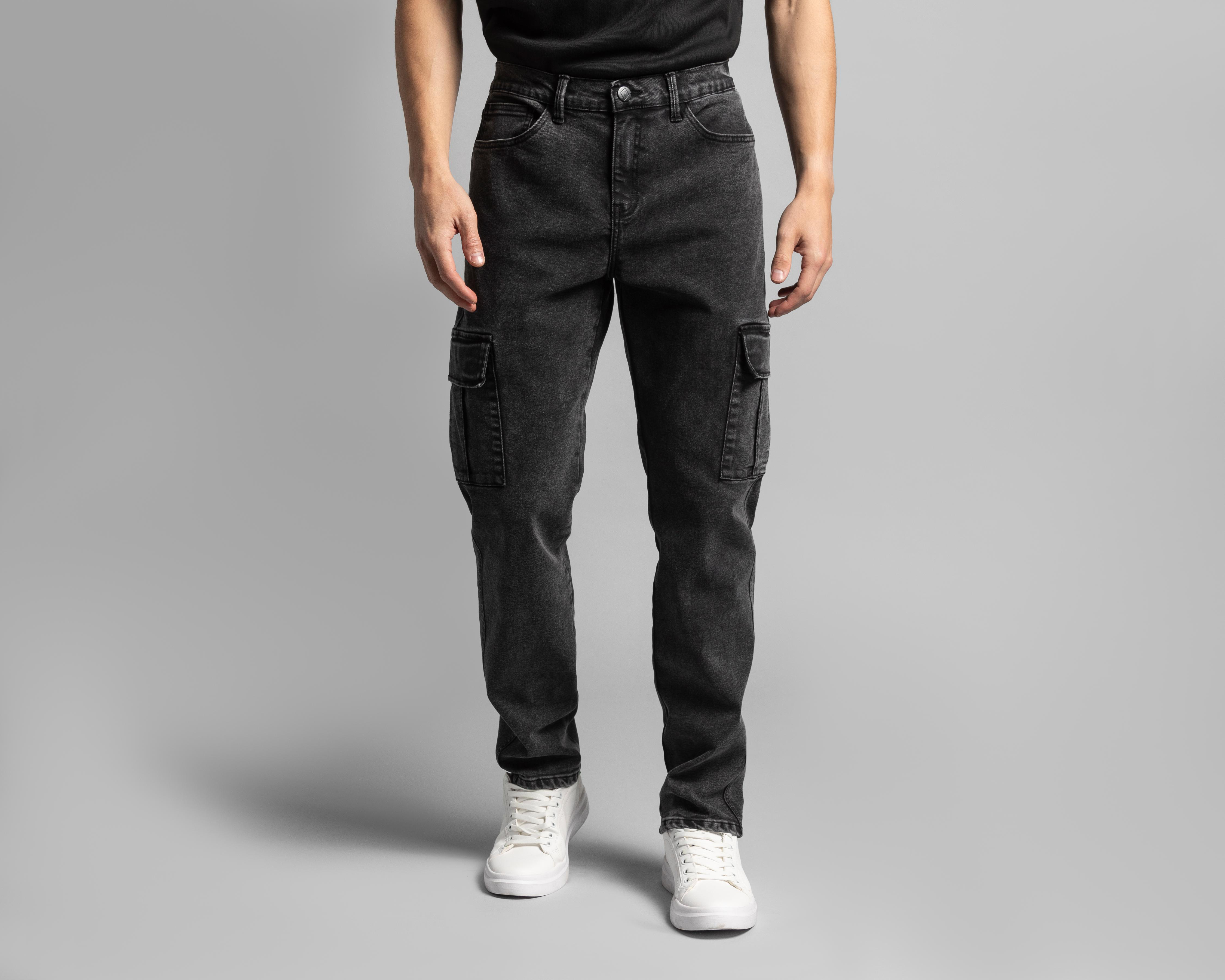 Foto 2 pulgar | Jeans Cargo Strona para Hombre