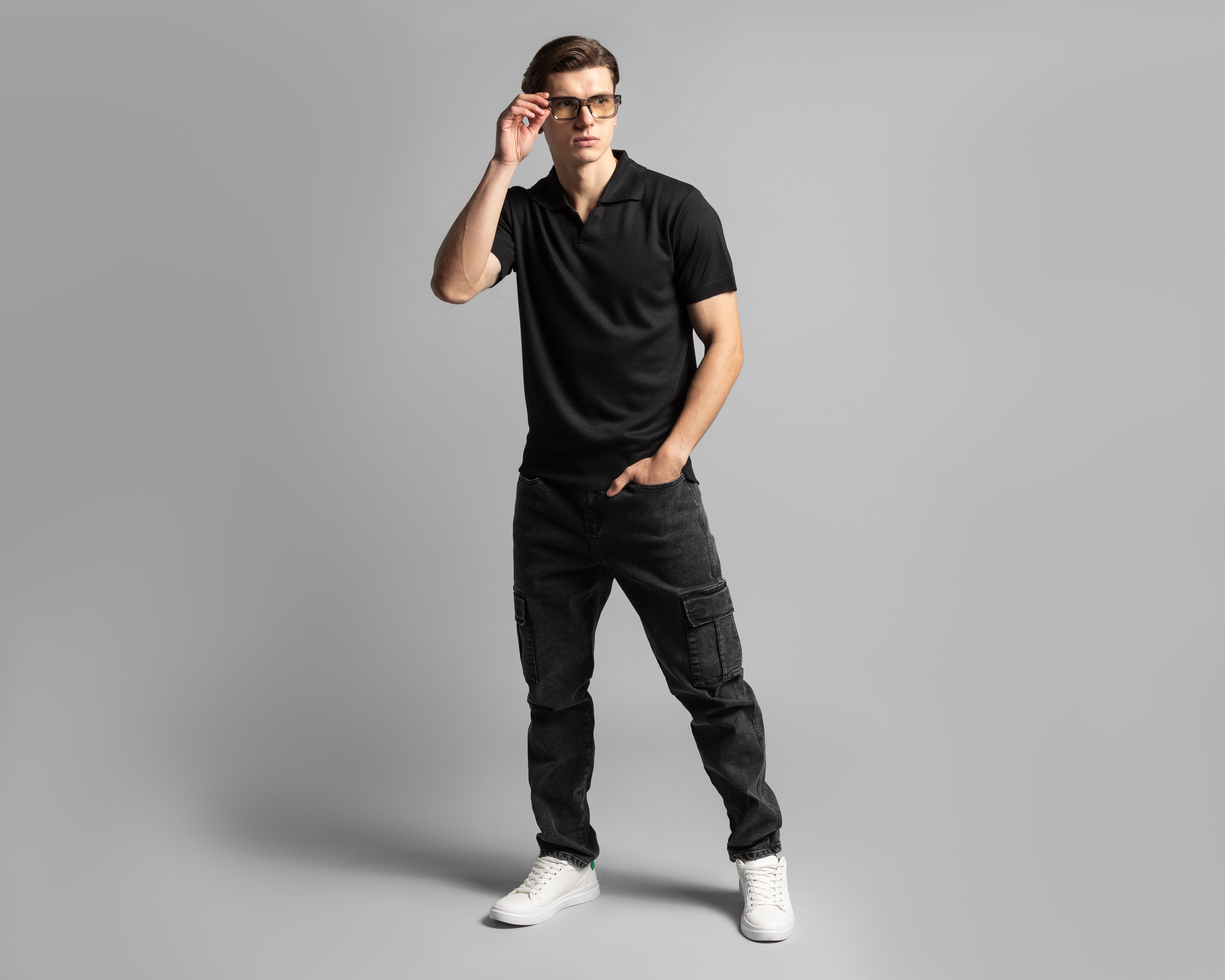 Foto 3 pulgar | Jeans Cargo Strona para Hombre