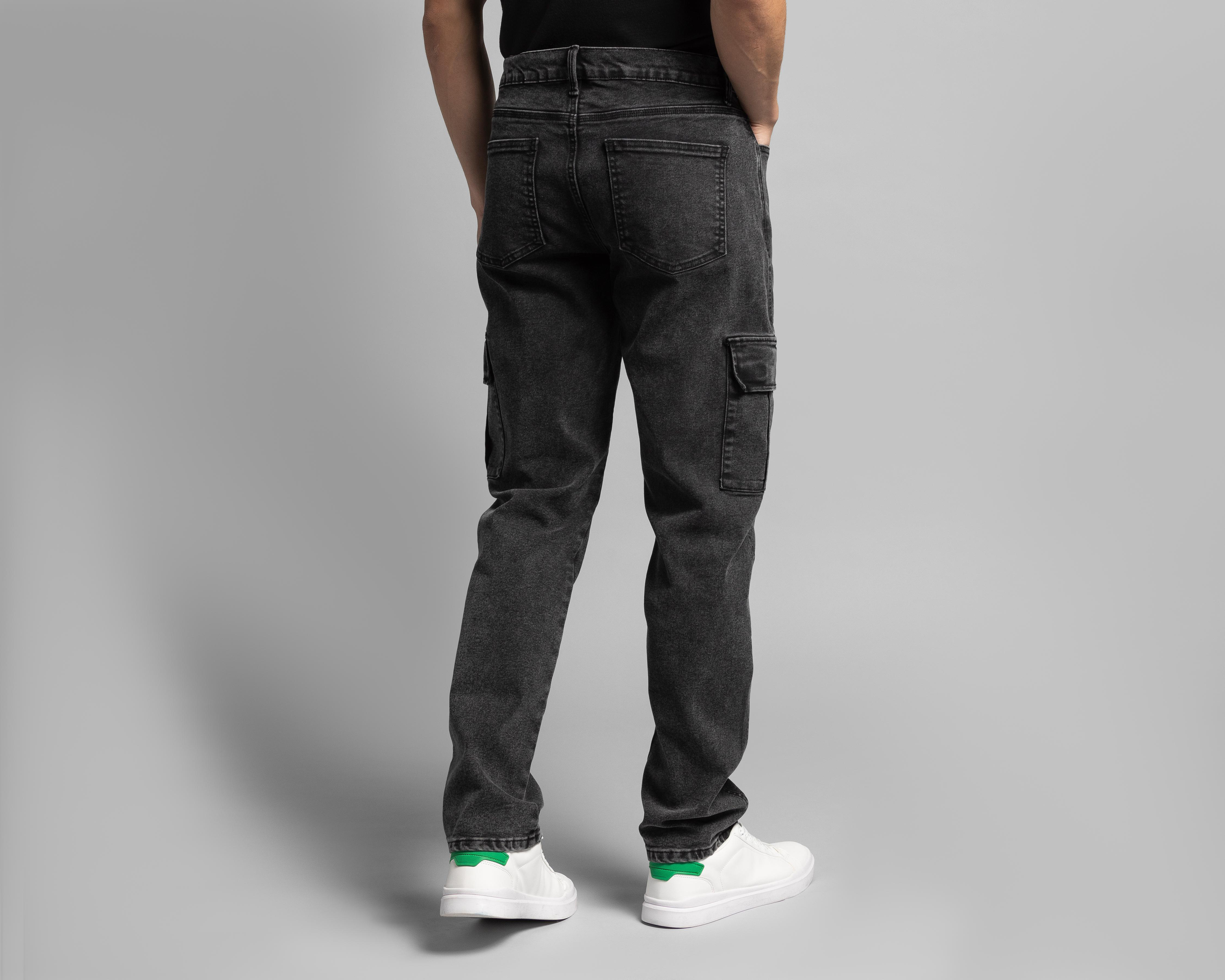 Foto 4 pulgar | Jeans Cargo Strona para Hombre