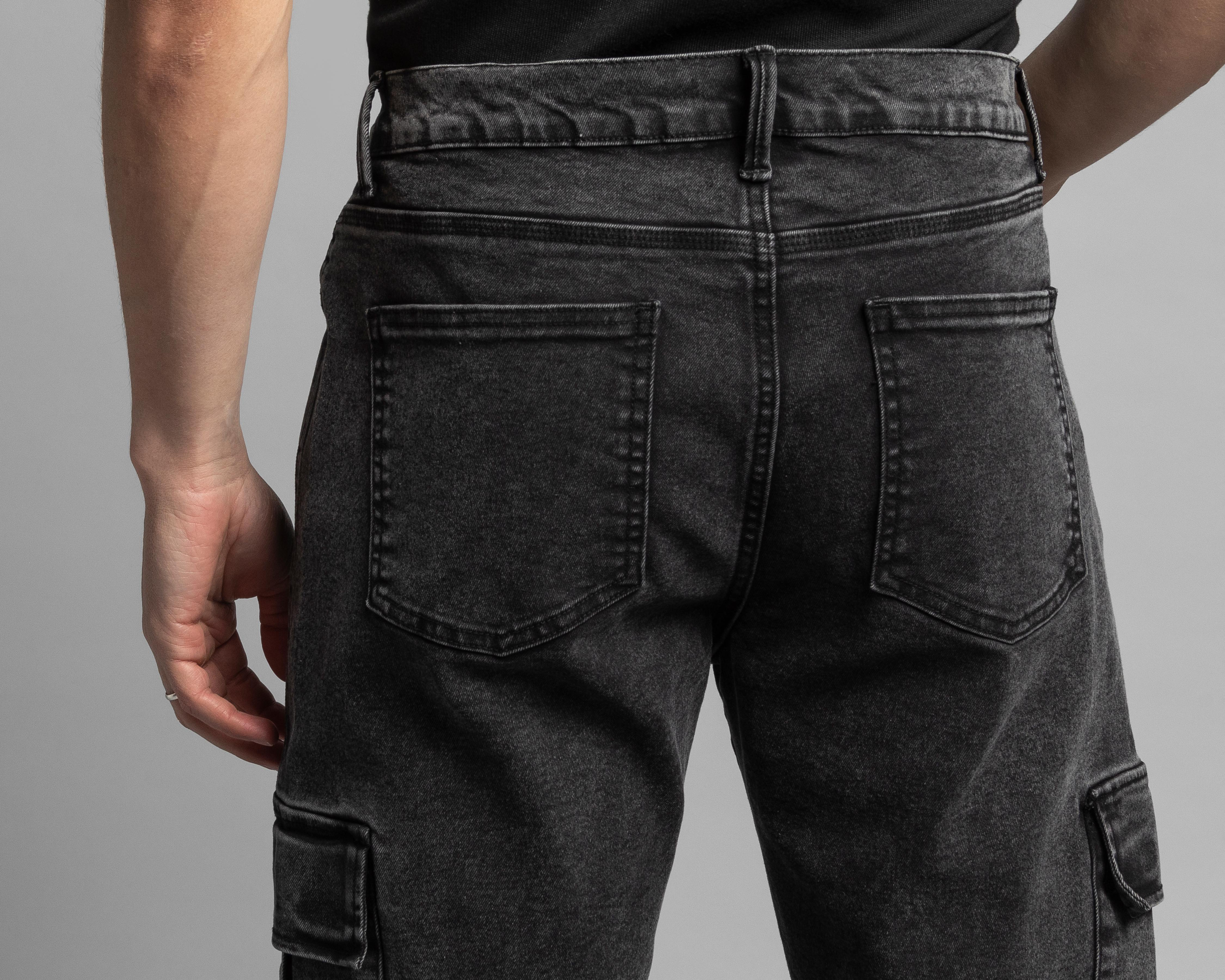 Foto 6 pulgar | Jeans Cargo Strona para Hombre