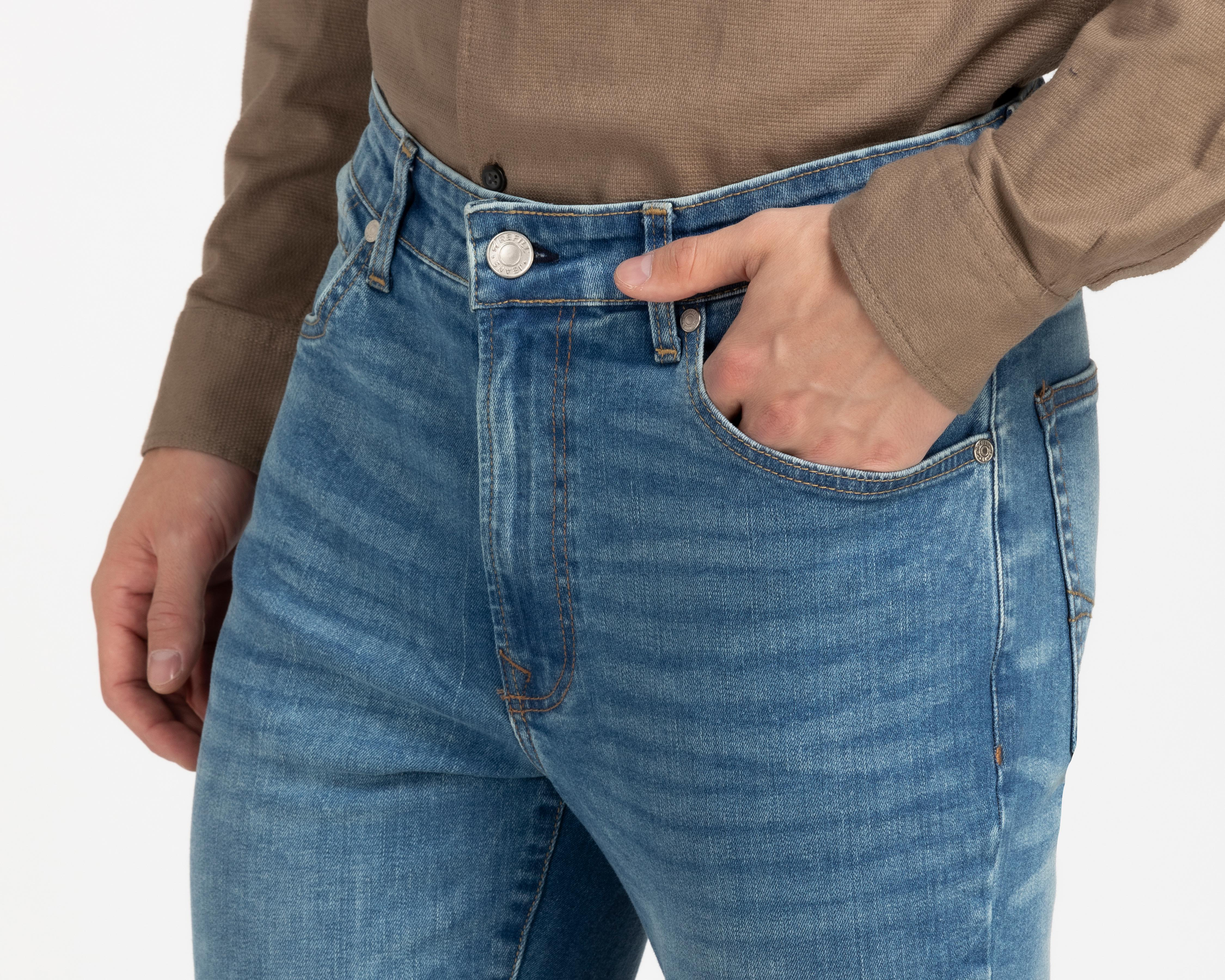 Foto 5 pulgar | Jeans Slim Refill para Hombre