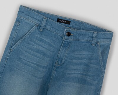 Foto 3 | Jeans Cargo Thinner para Hombre