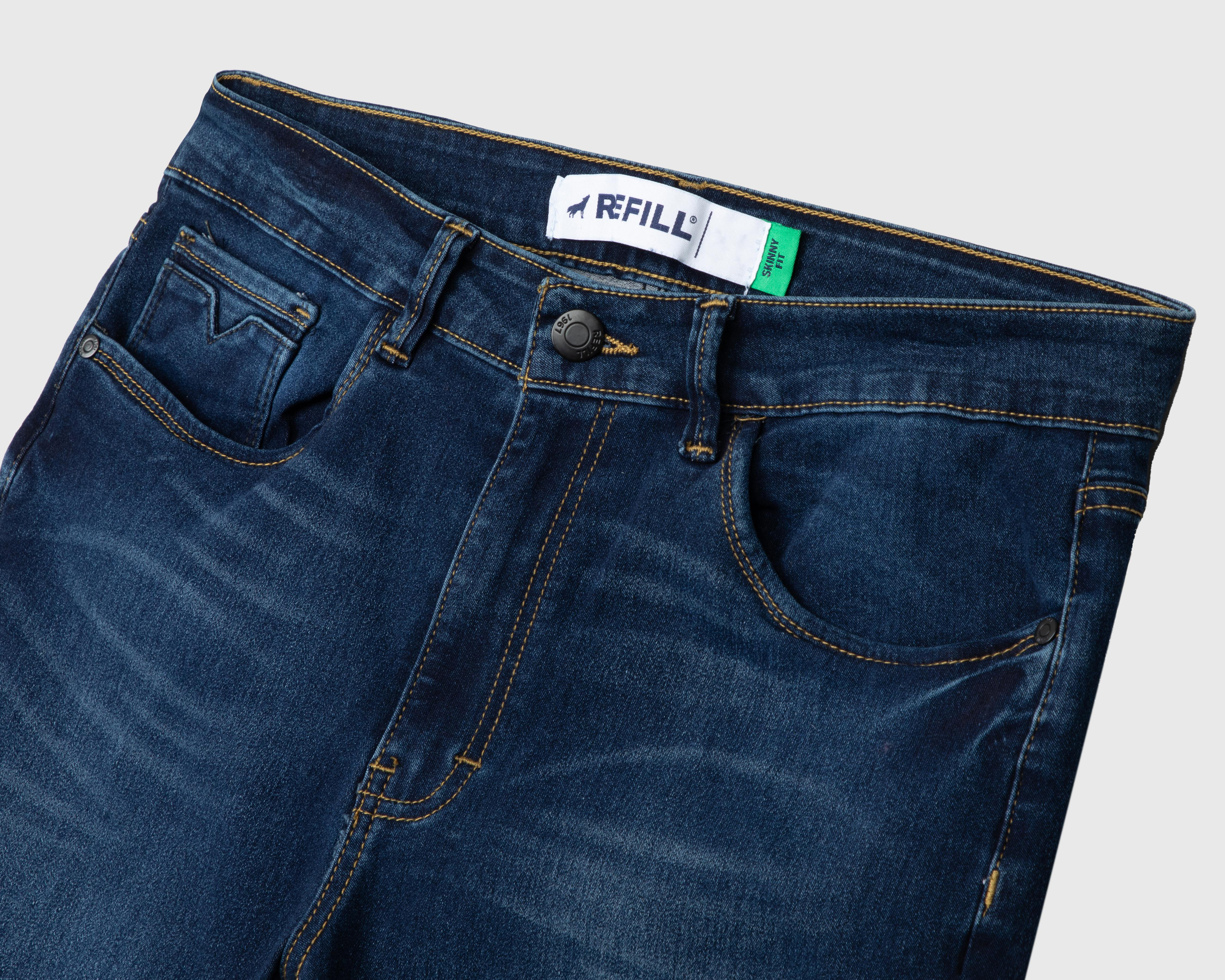 Foto 4 pulgar | Jeans Skinny Refill para Hombre