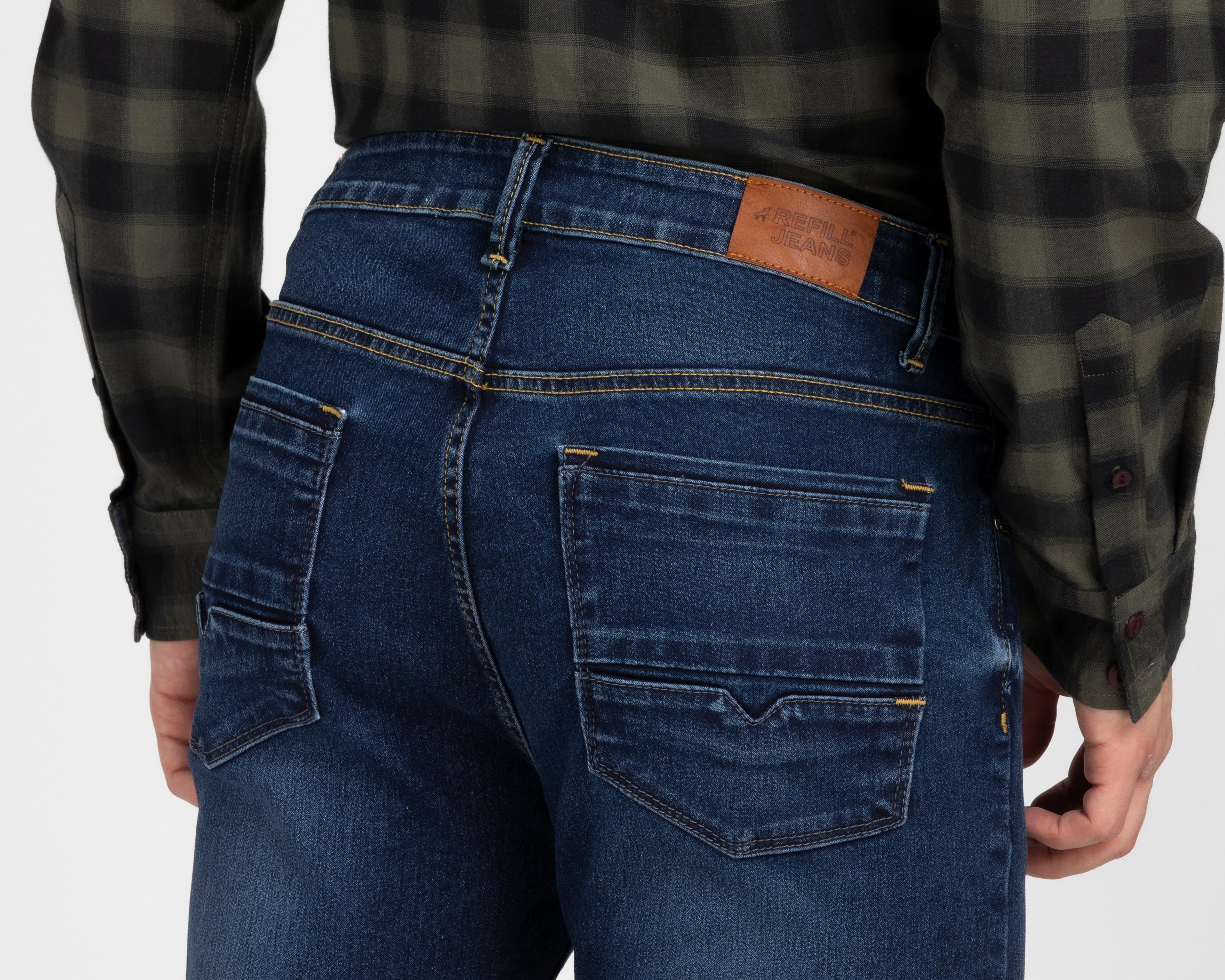 Foto 6 pulgar | Jeans Skinny Refill para Hombre