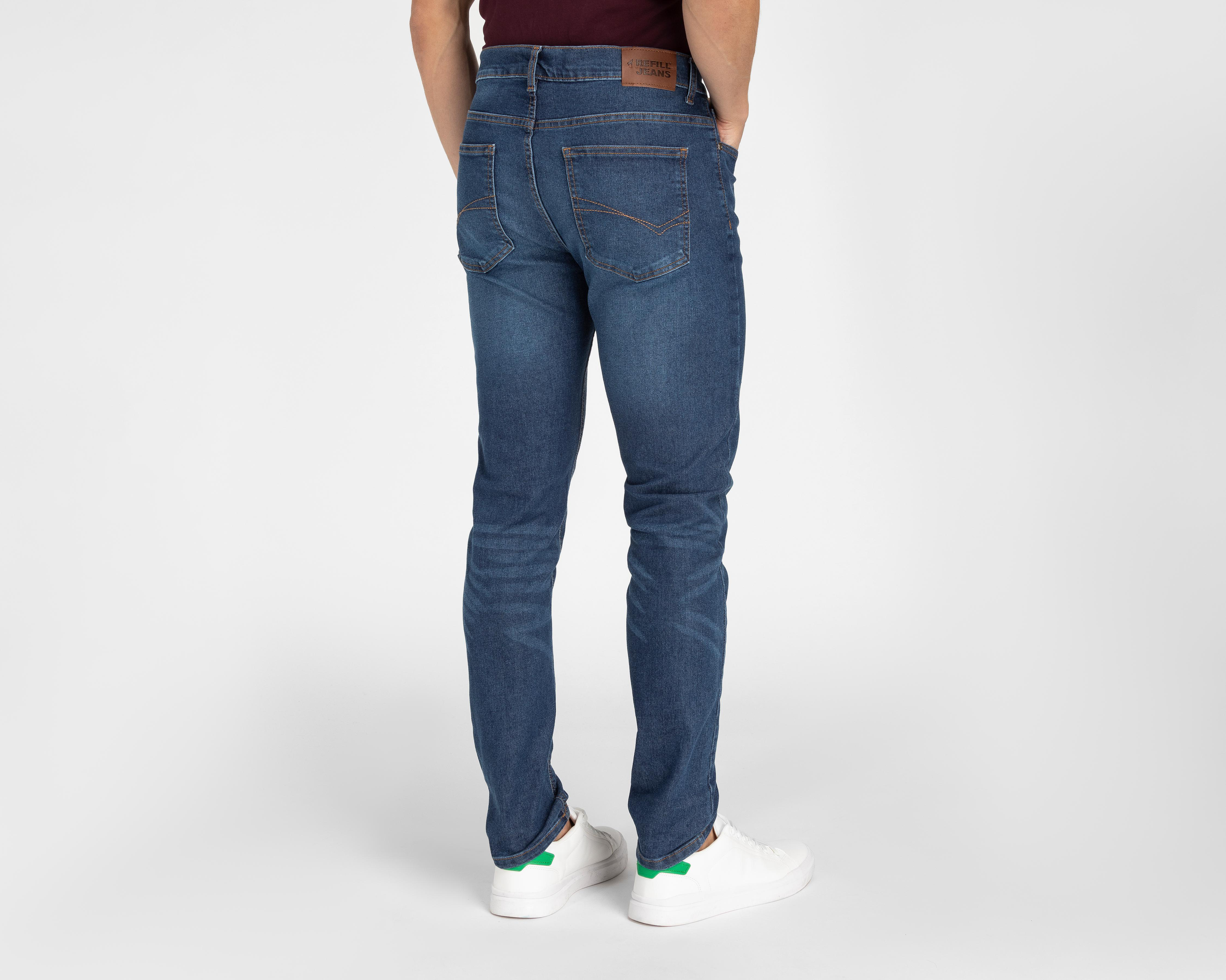 Foto 4 pulgar | Jeans Skinny Refill para Hombre