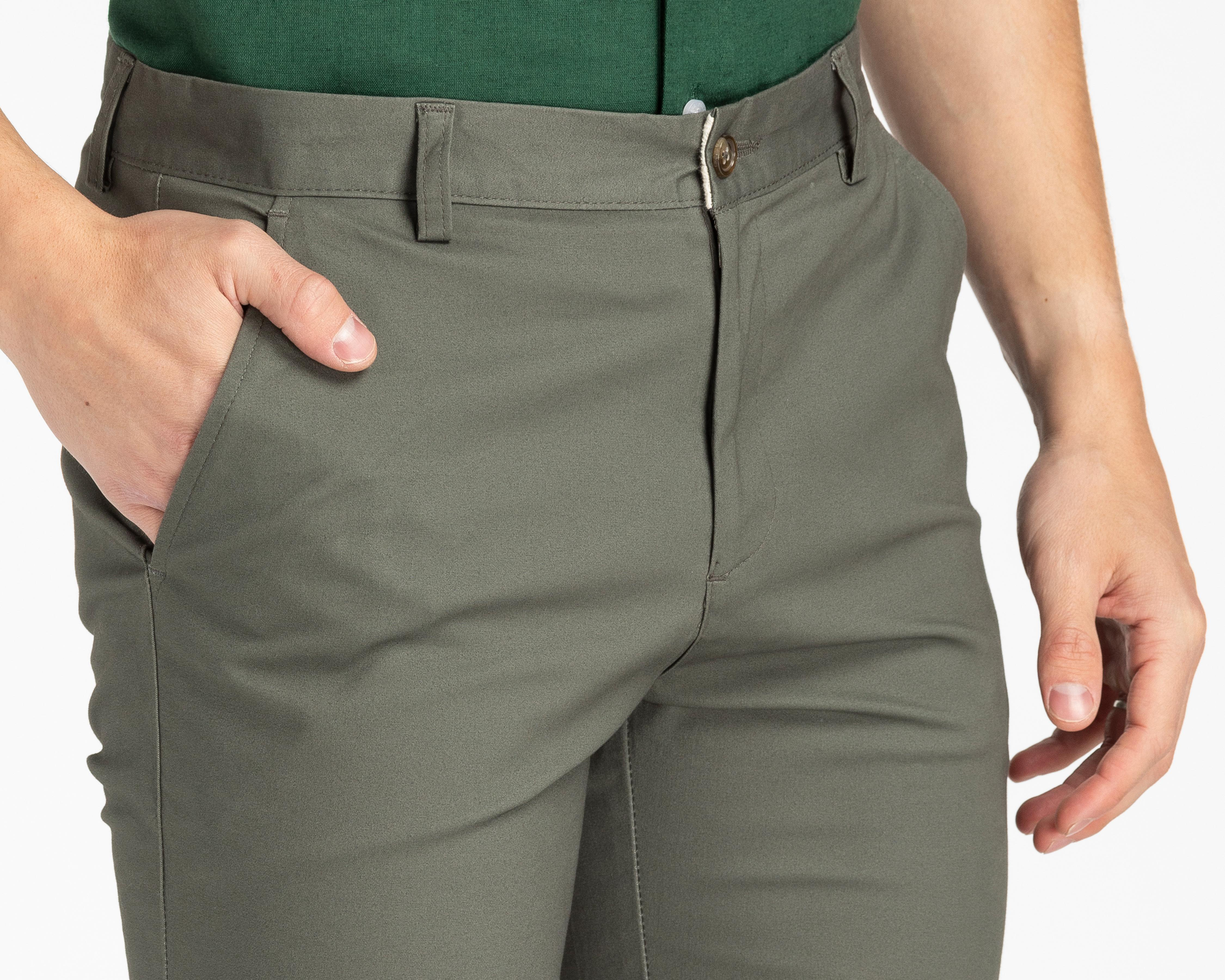 Foto 5 pulgar | Pantalón Chino Porto Sur Gris para Hombre