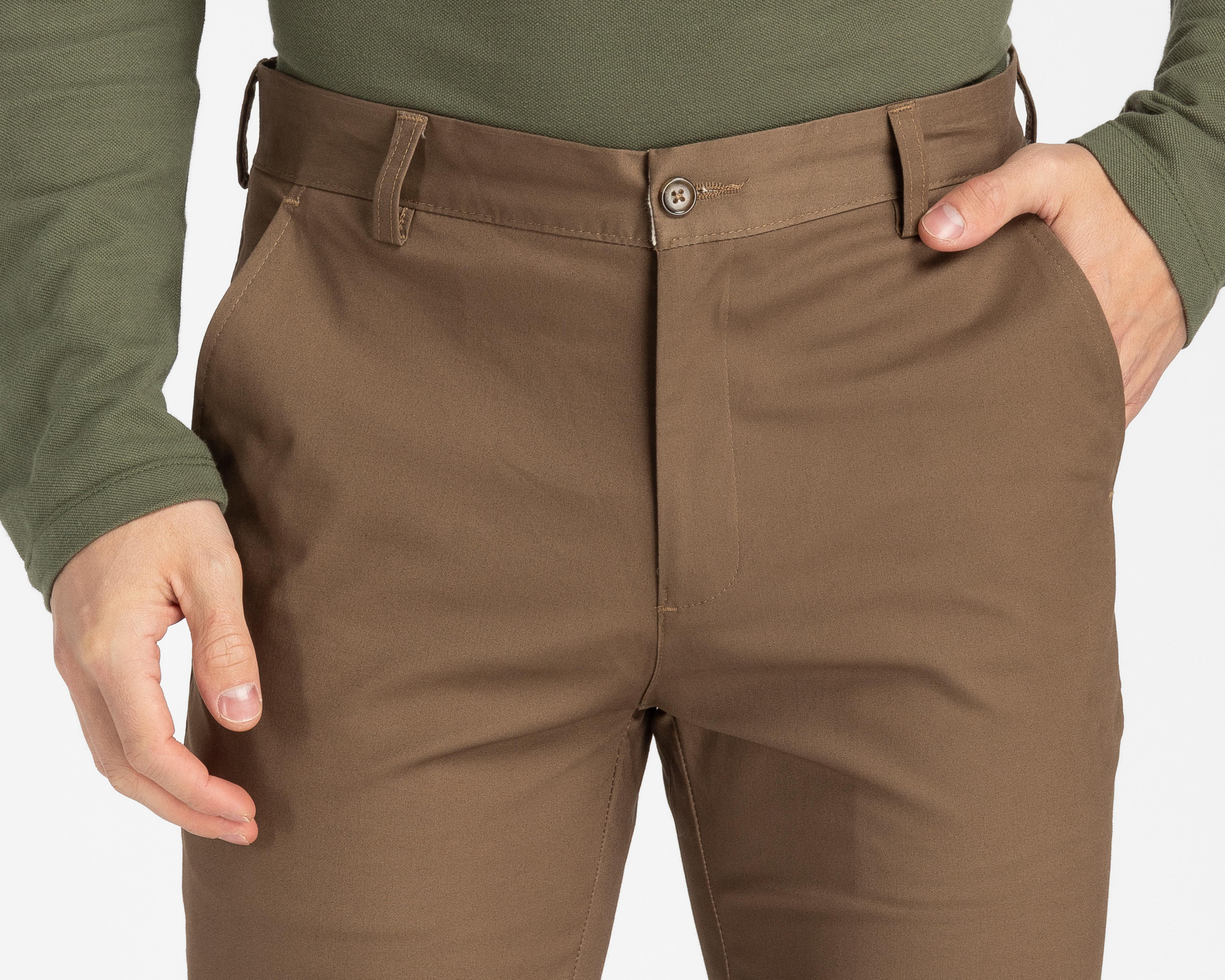 Foto 5 pulgar | Pantalón Chino Porto Sur Café para Hombre