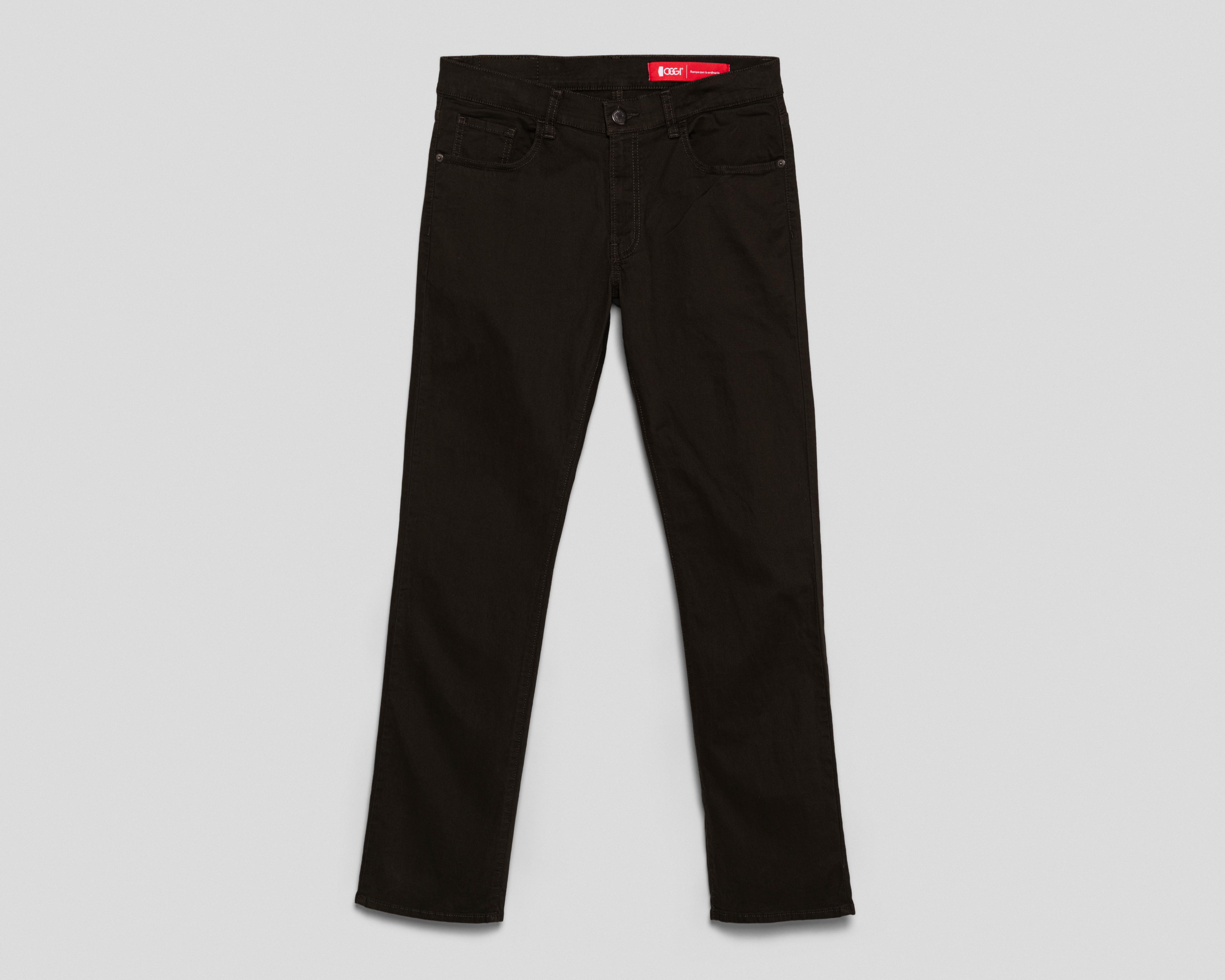 Pantalón de Gabardina Oggi Negro para Hombre