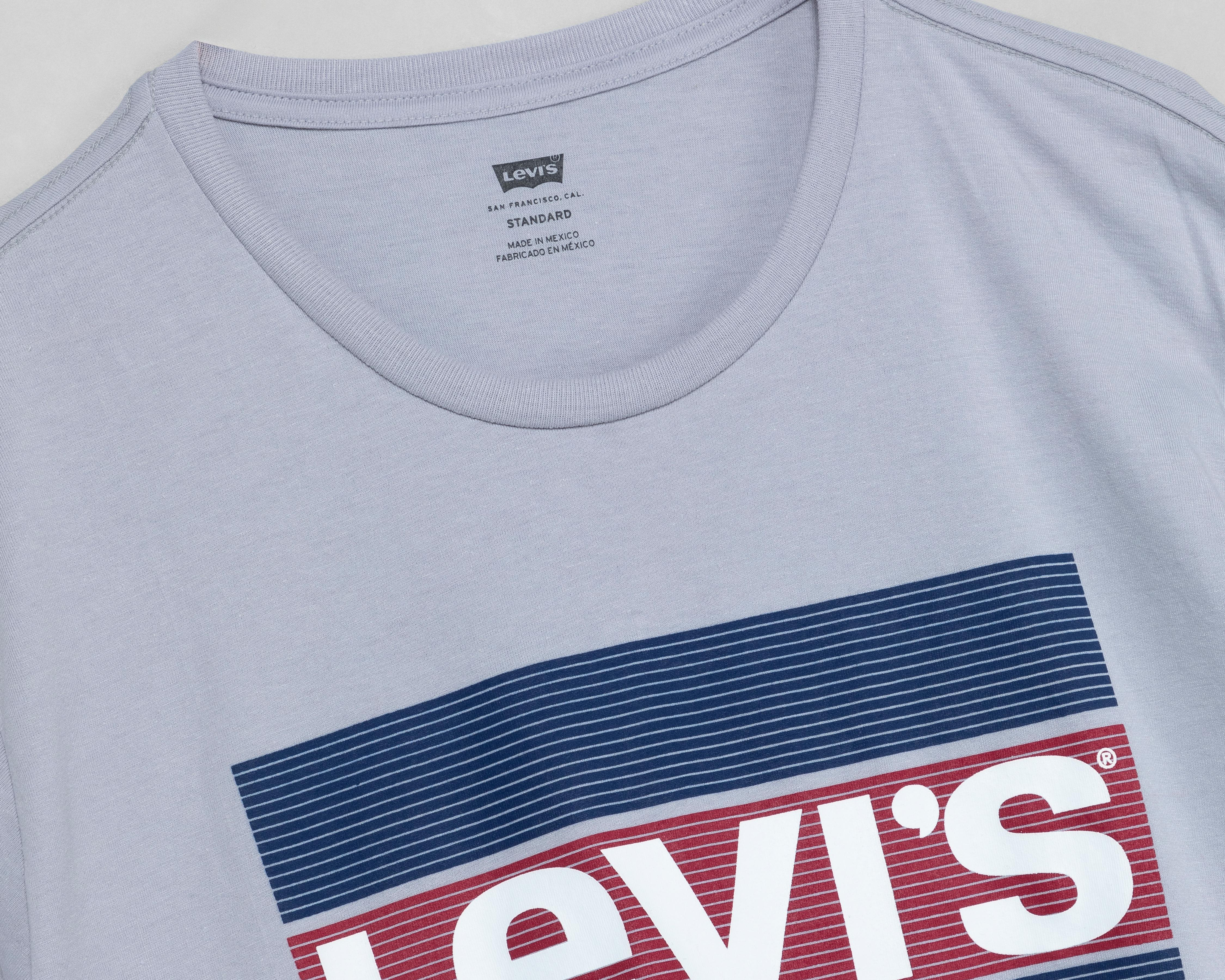 Foto 3 | Playera Levi's Cuello Redondo