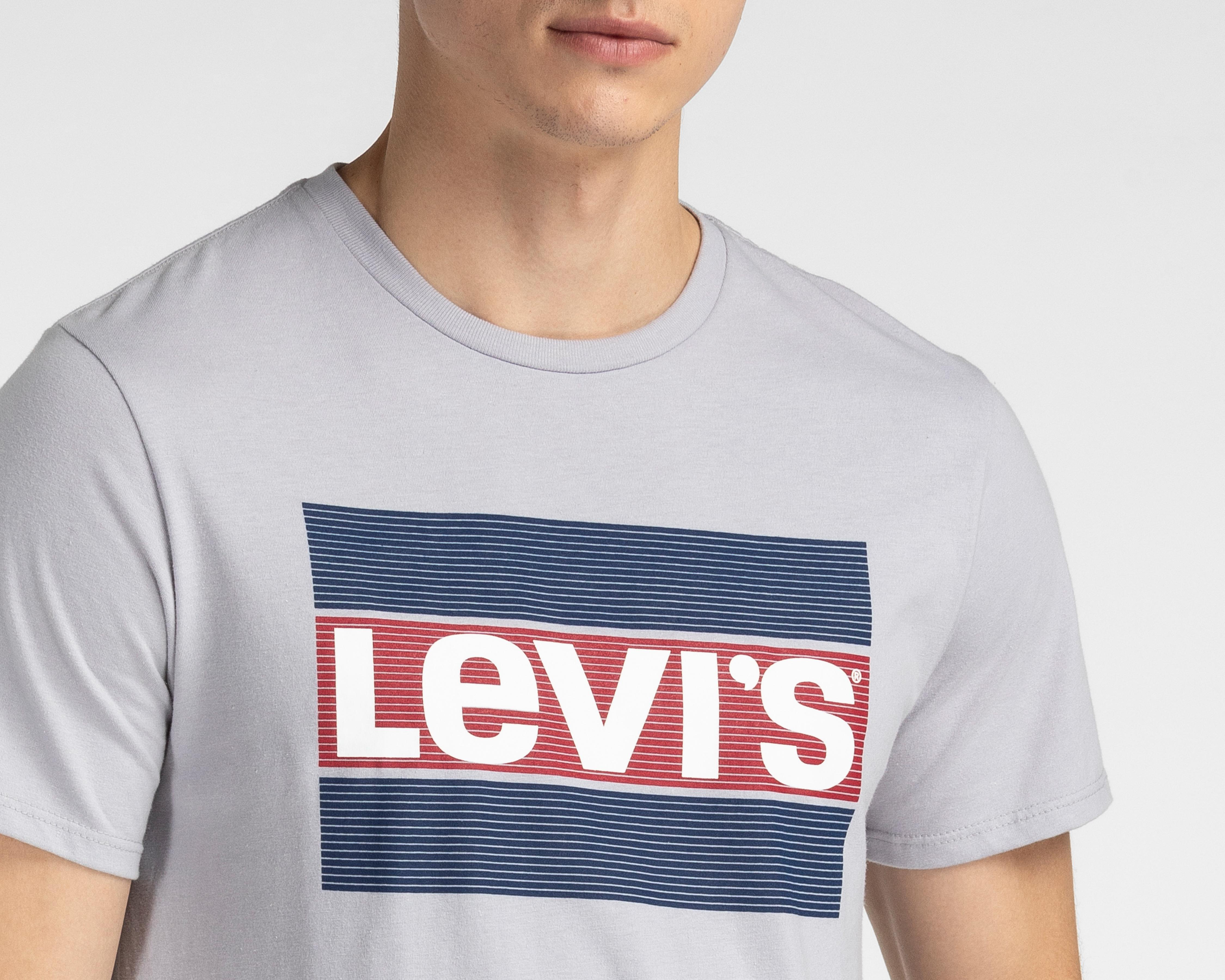 Foto 5 pulgar | Playera Levi's Cuello Redondo