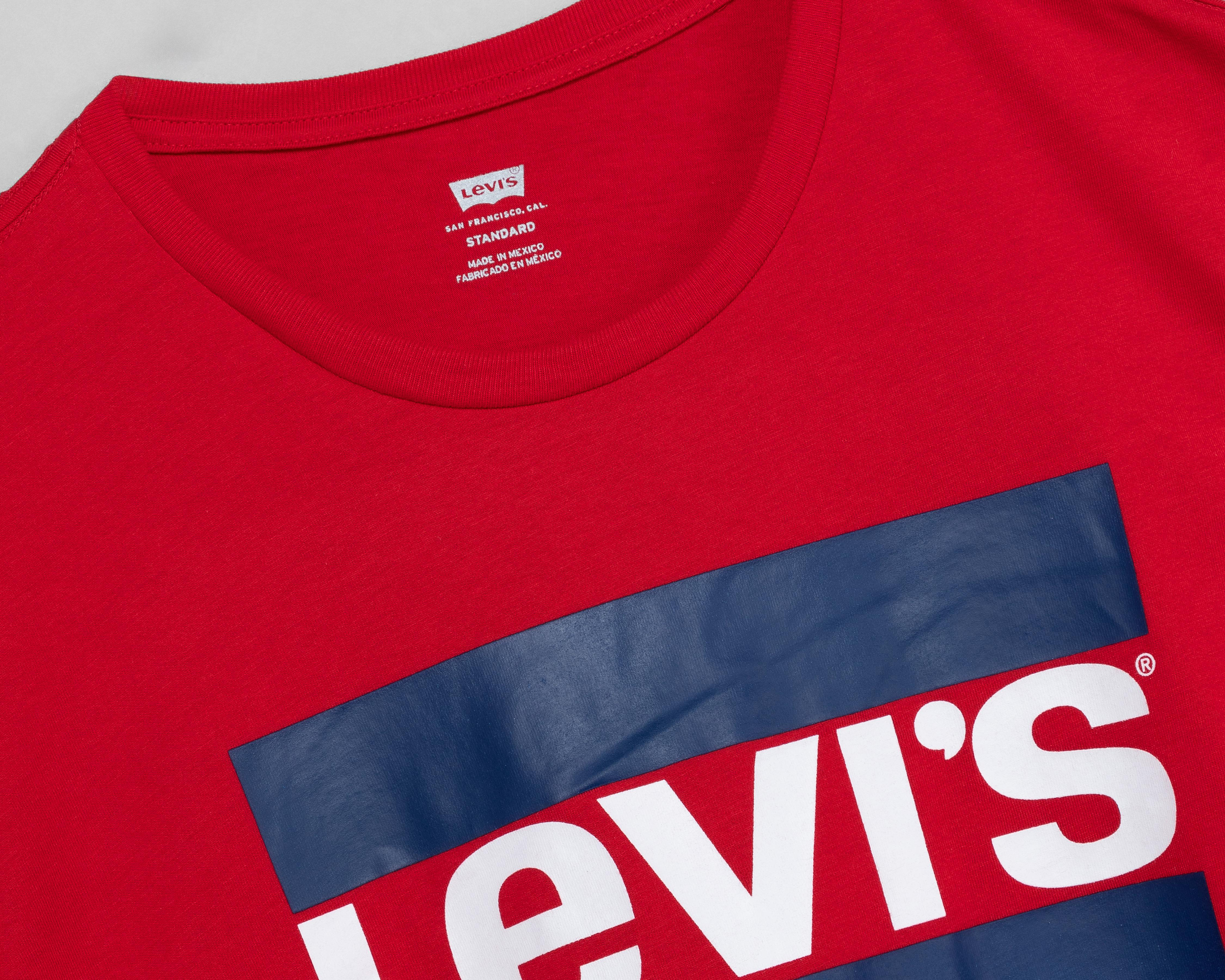 Foto 4 pulgar | Playera Levi's Cuello Redondo