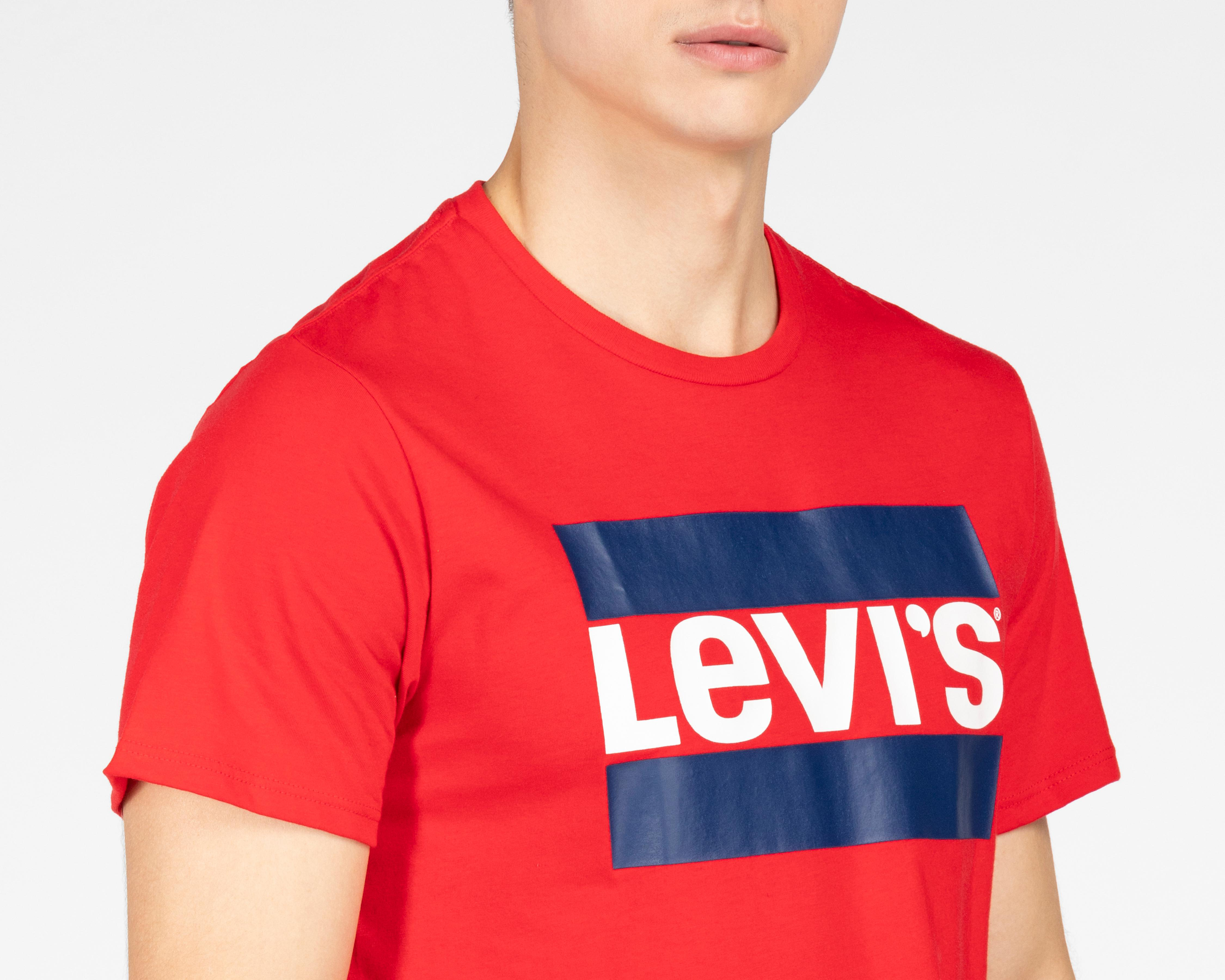 Foto 5 pulgar | Playera Levi's Cuello Redondo