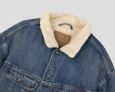 Foto 3 | Chamarra American Eagle Trucker de Mezclilla