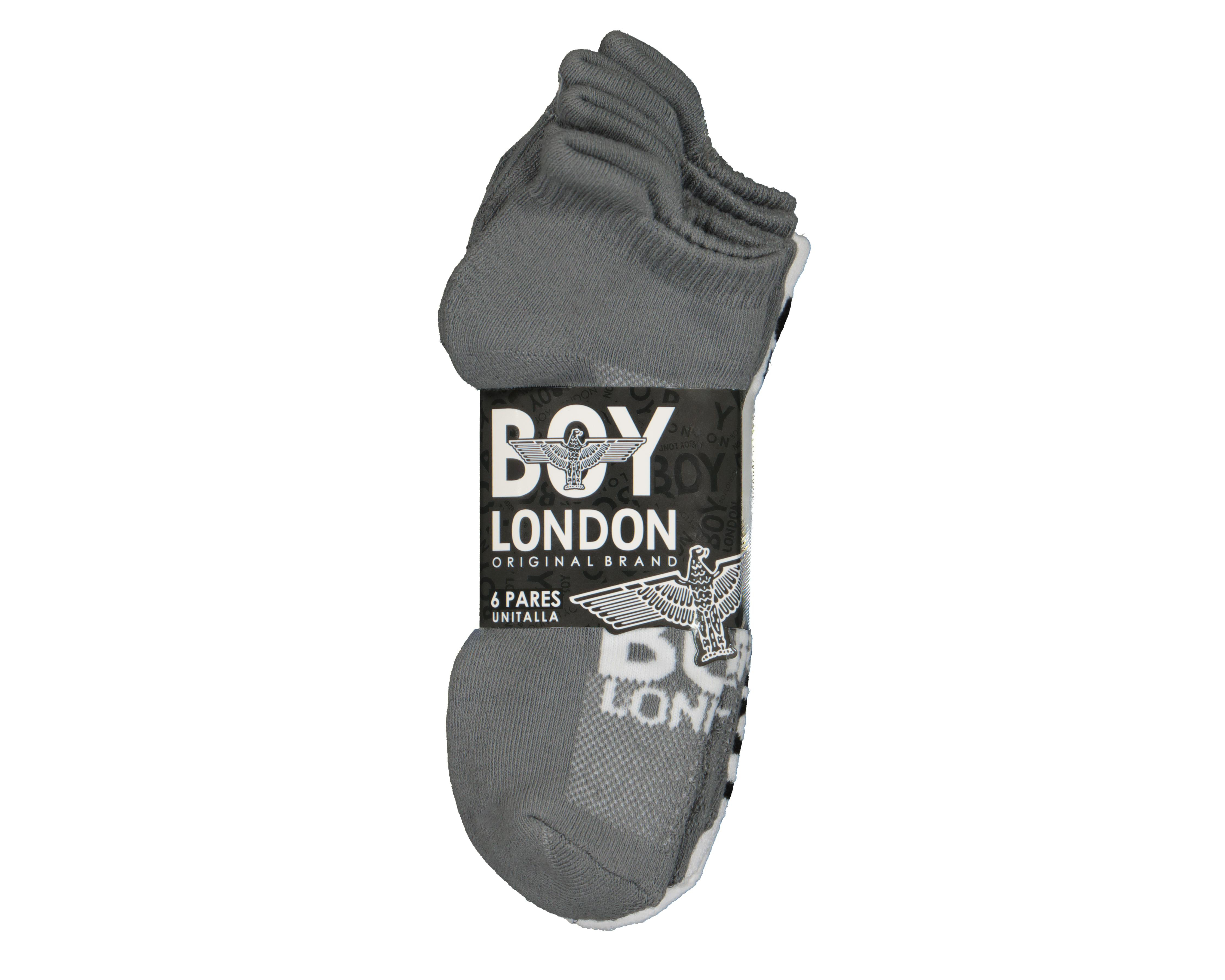 Foto 4 pulgar | Calcetas Cortas Boy London para Hombre 6 Pares