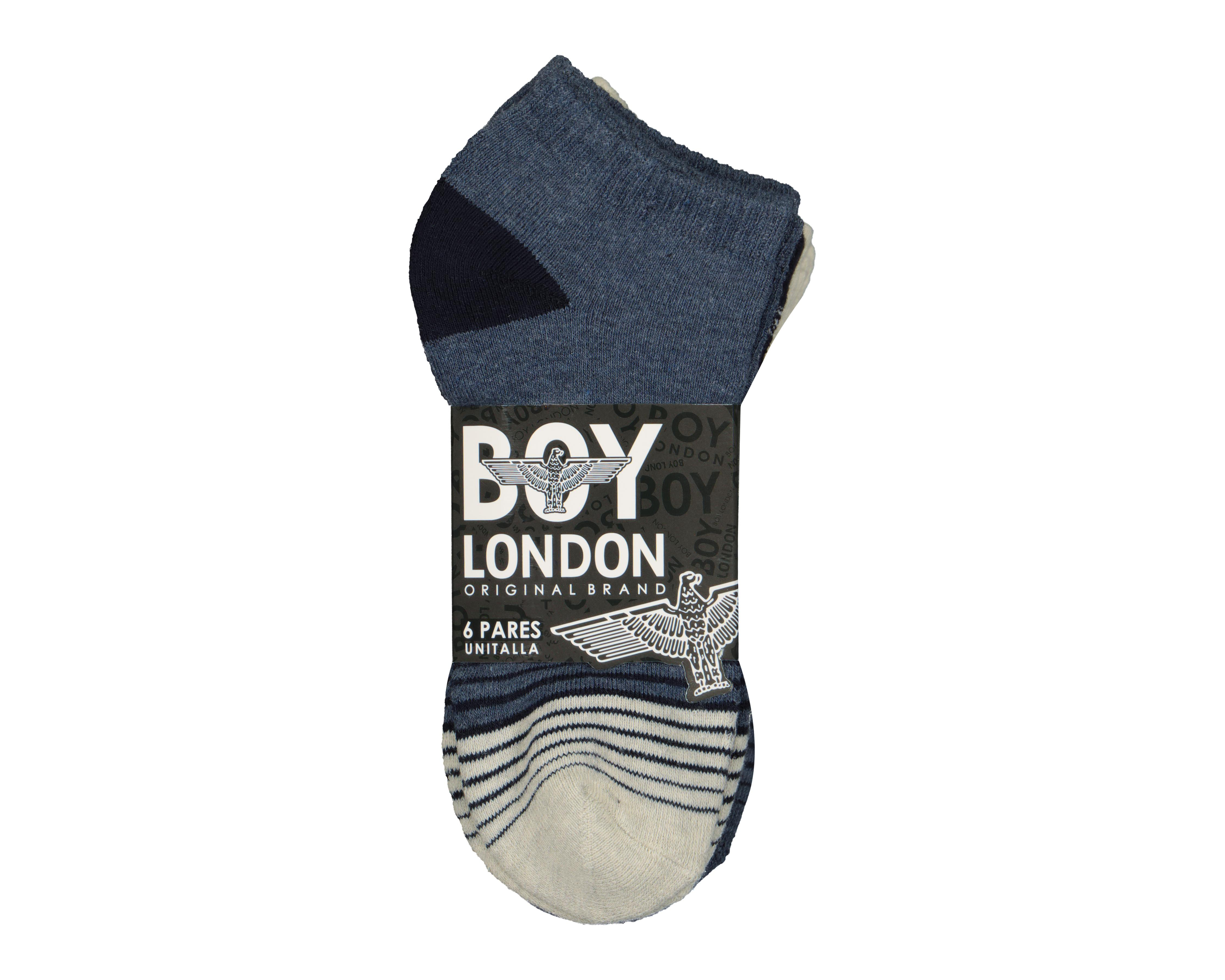 Foto 4 pulgar | Calcetas Deportivas Boy London para Hombre 6 Pares