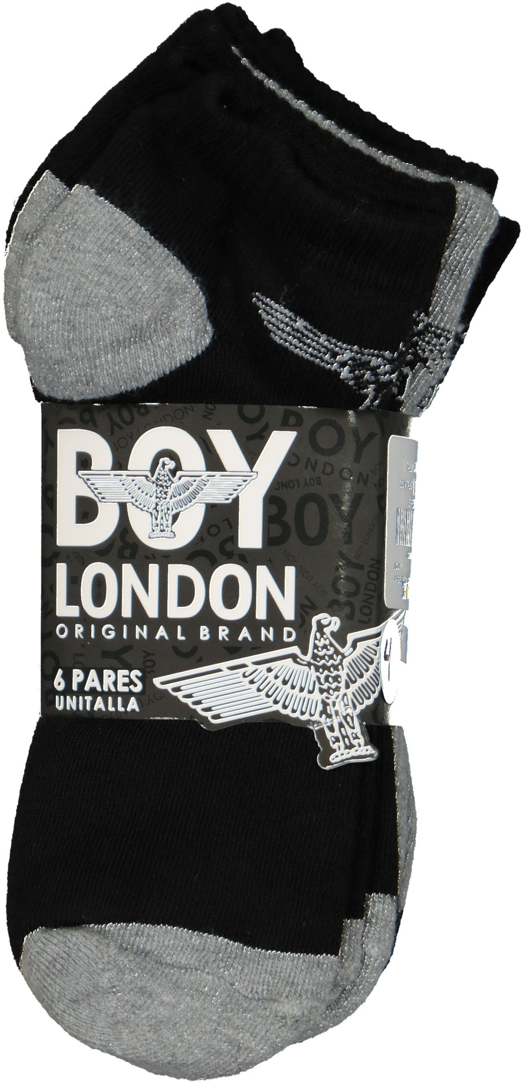 Foto 4 pulgar | Calcetas Deportivas Boy London para Hombre 6 Pares