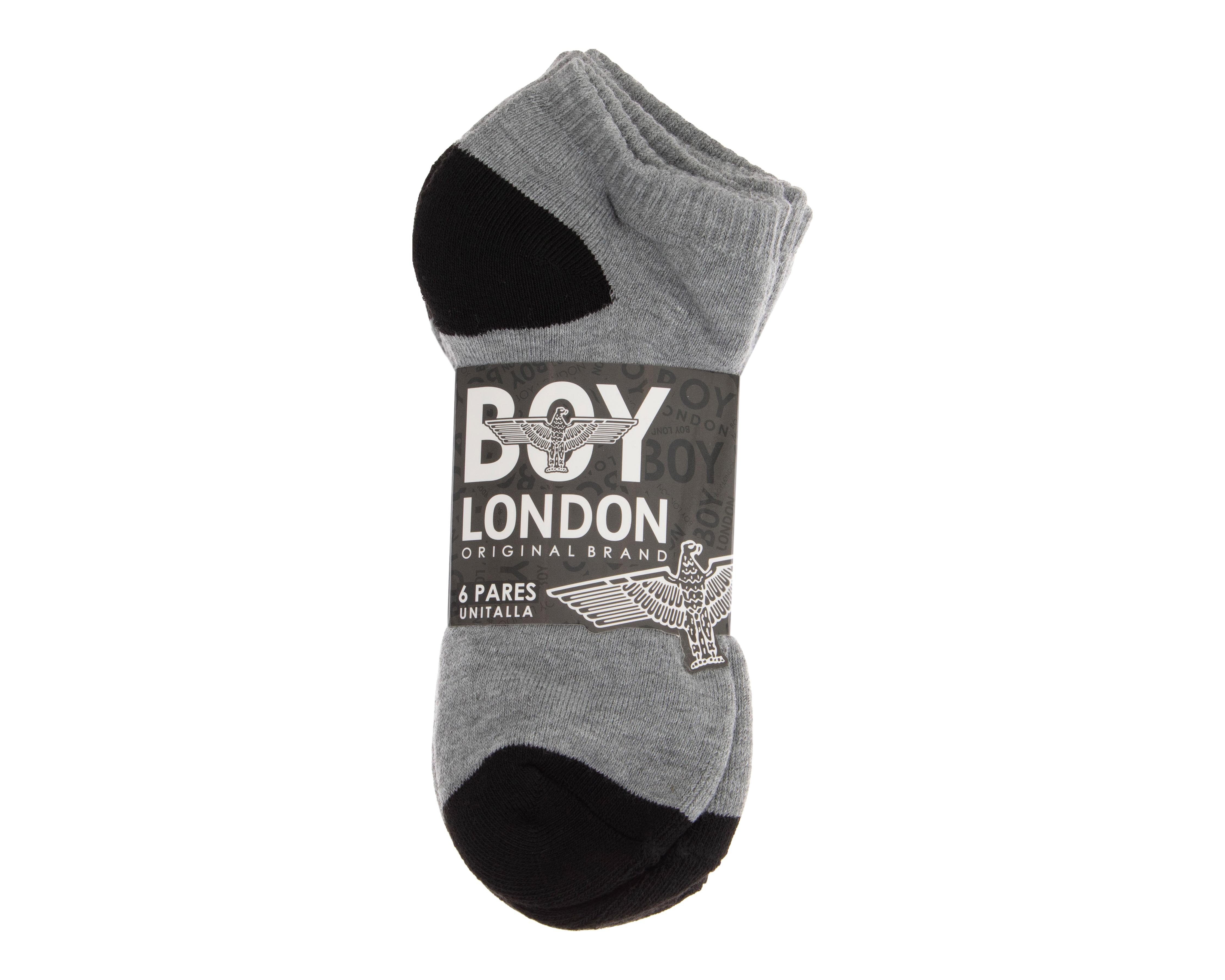 Foto 4 pulgar | Calcetas Deportivas Boy London para Hombre 6 Pares