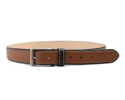 Foto 1 | Cinturón de Piel para Hombre Michel Domit Café