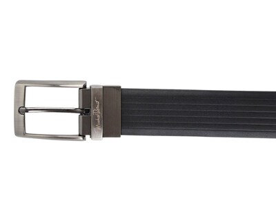Foto 3 | Cinturón de Piel para Hombre Michel Domit Gris