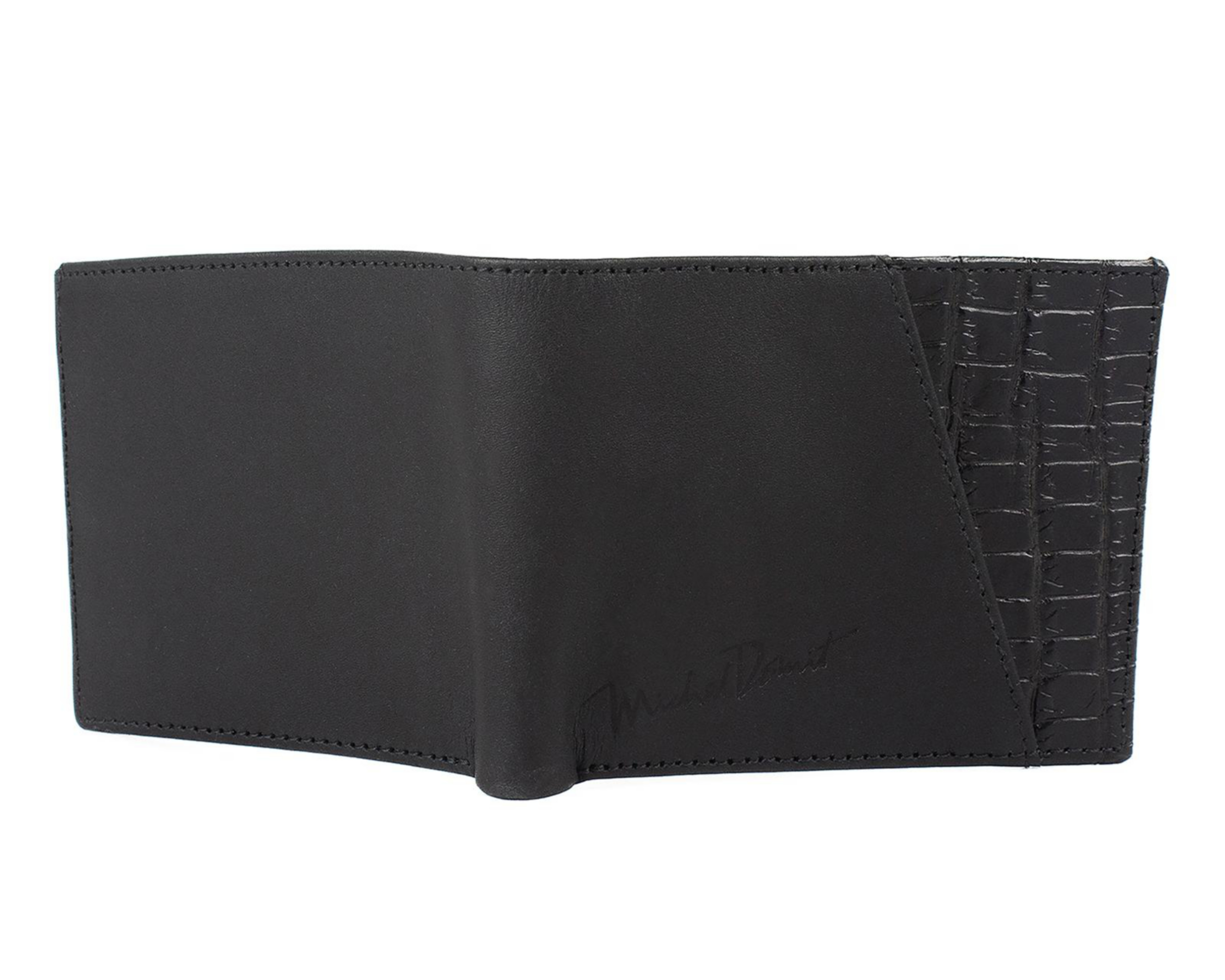 Foto 5 pulgar | Cartera de Piel para Hombre Michel Domit Negra