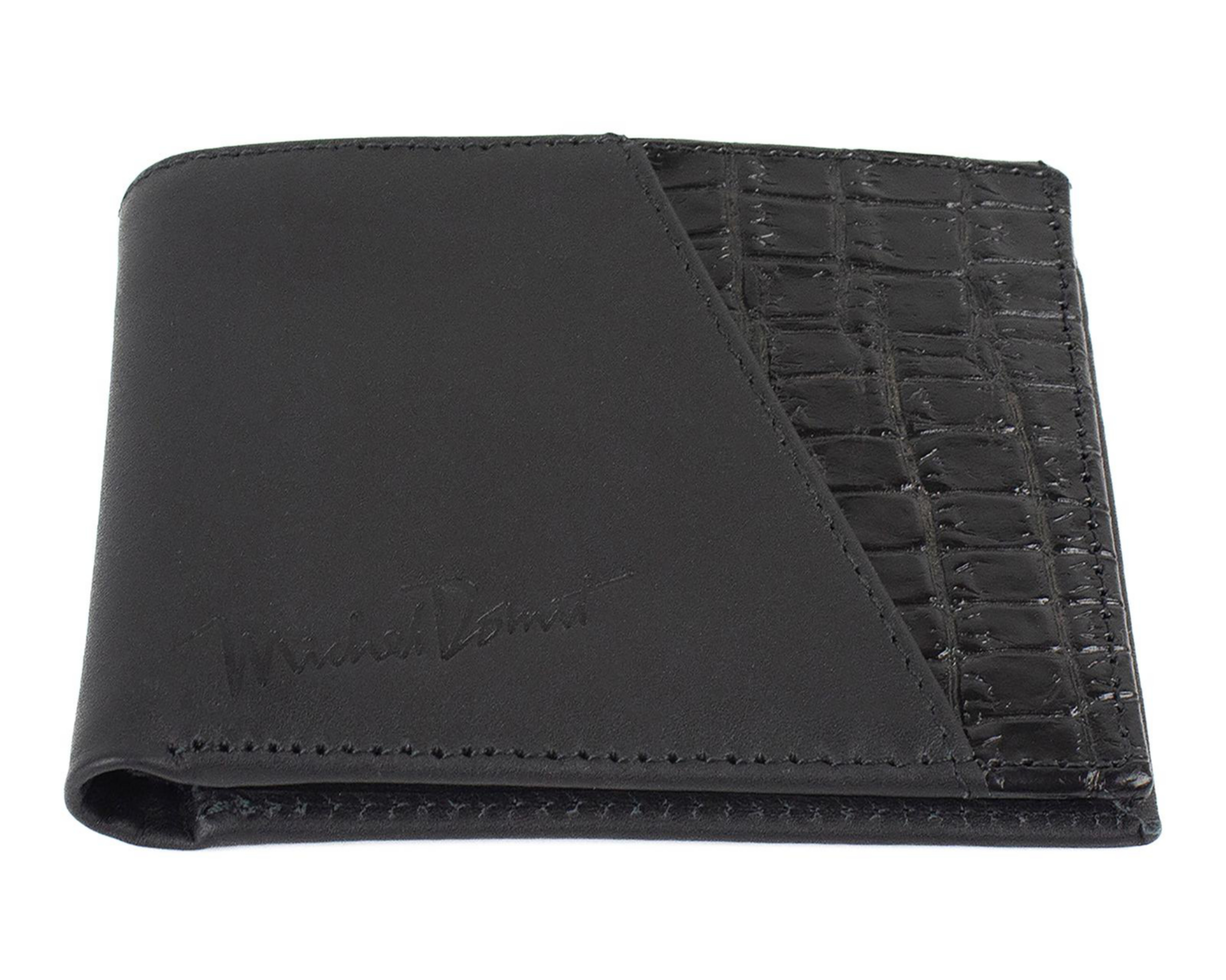 Foto 6 pulgar | Cartera de Piel para Hombre Michel Domit Negra