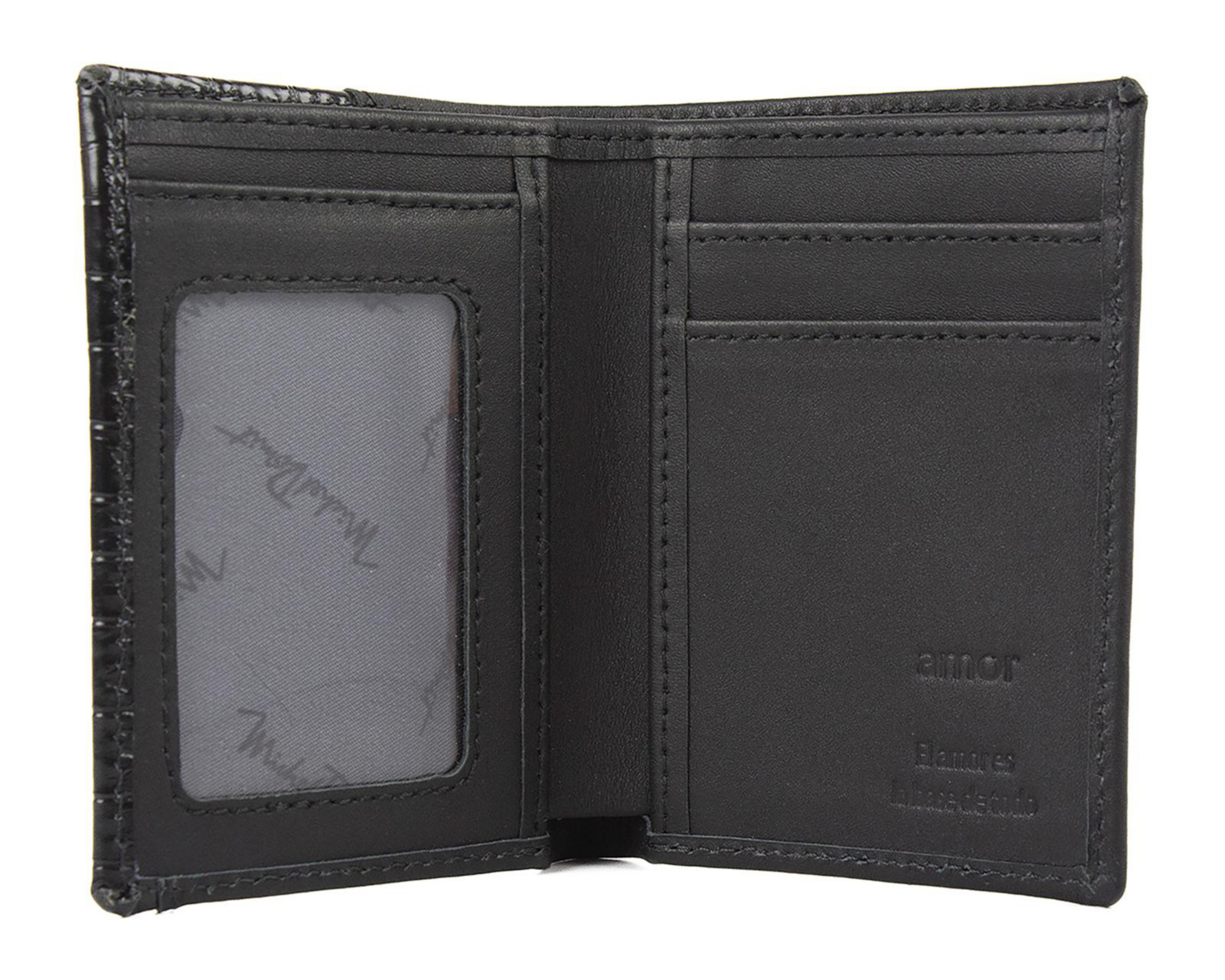 Foto 4 pulgar | Cartera de Piel para Hombre Michel Domit Negra
