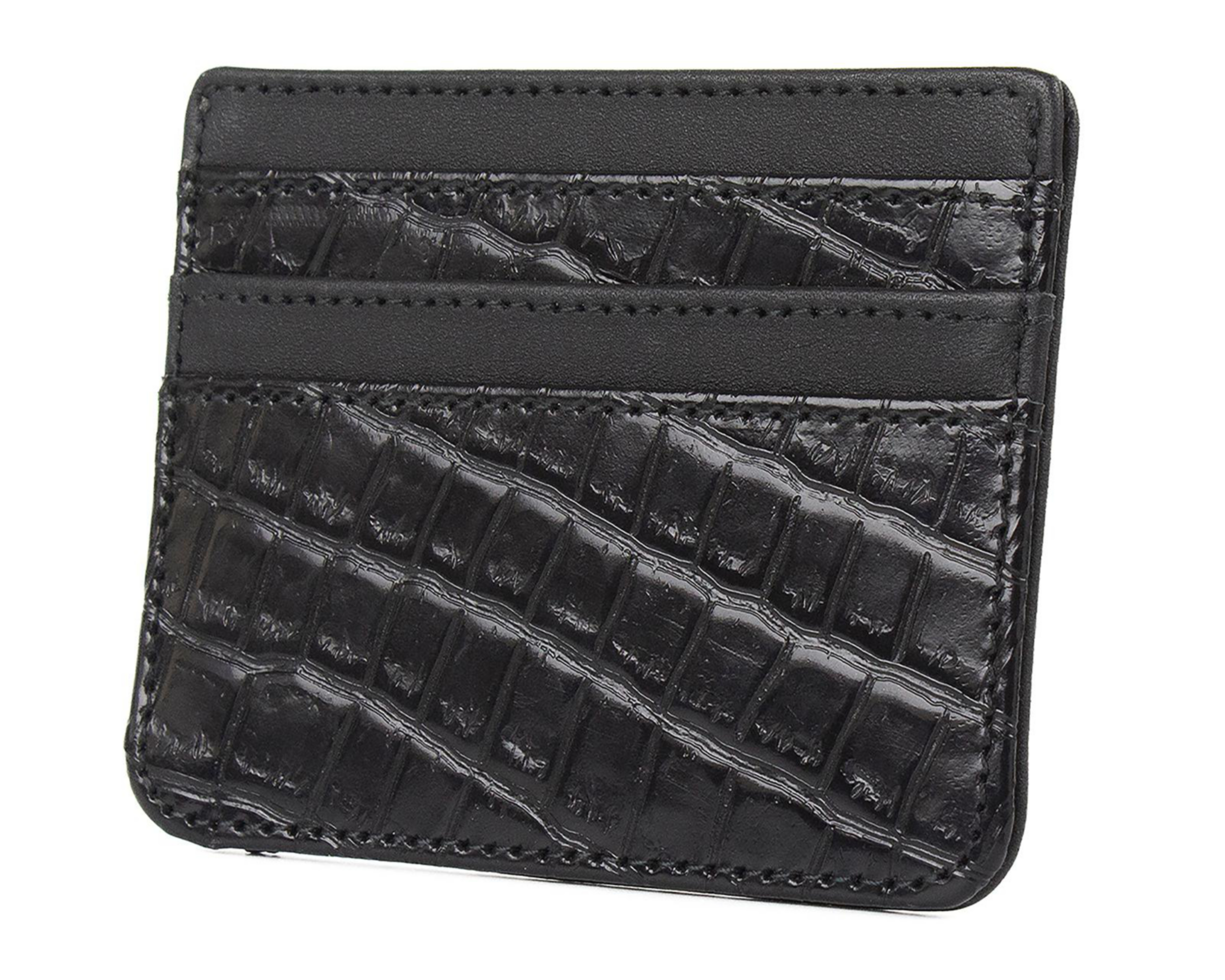 Foto 5 pulgar | Tarjetero de Piel para Hombre Michel Domit Negro