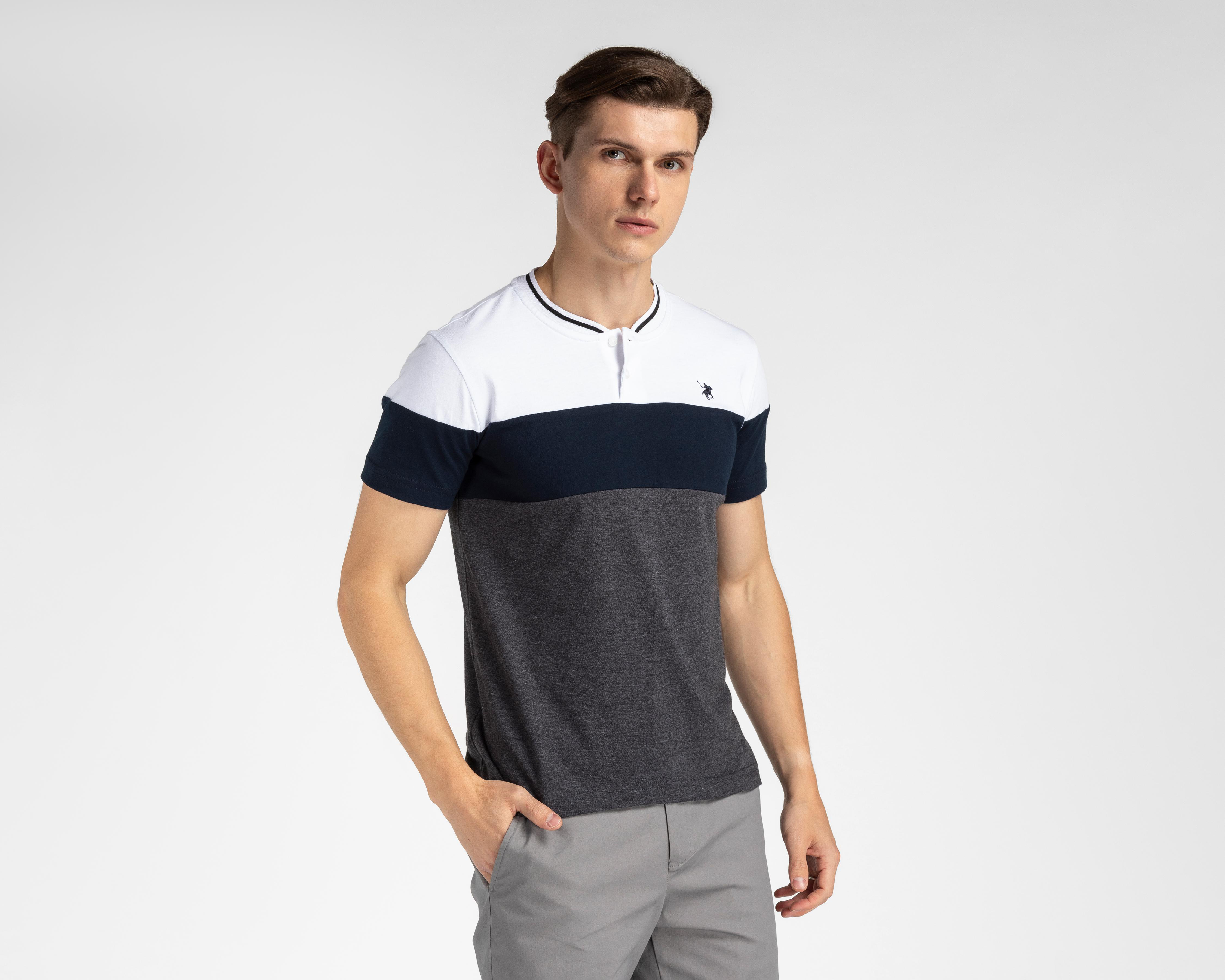 Playera York Team Polo Club Cuello V $229