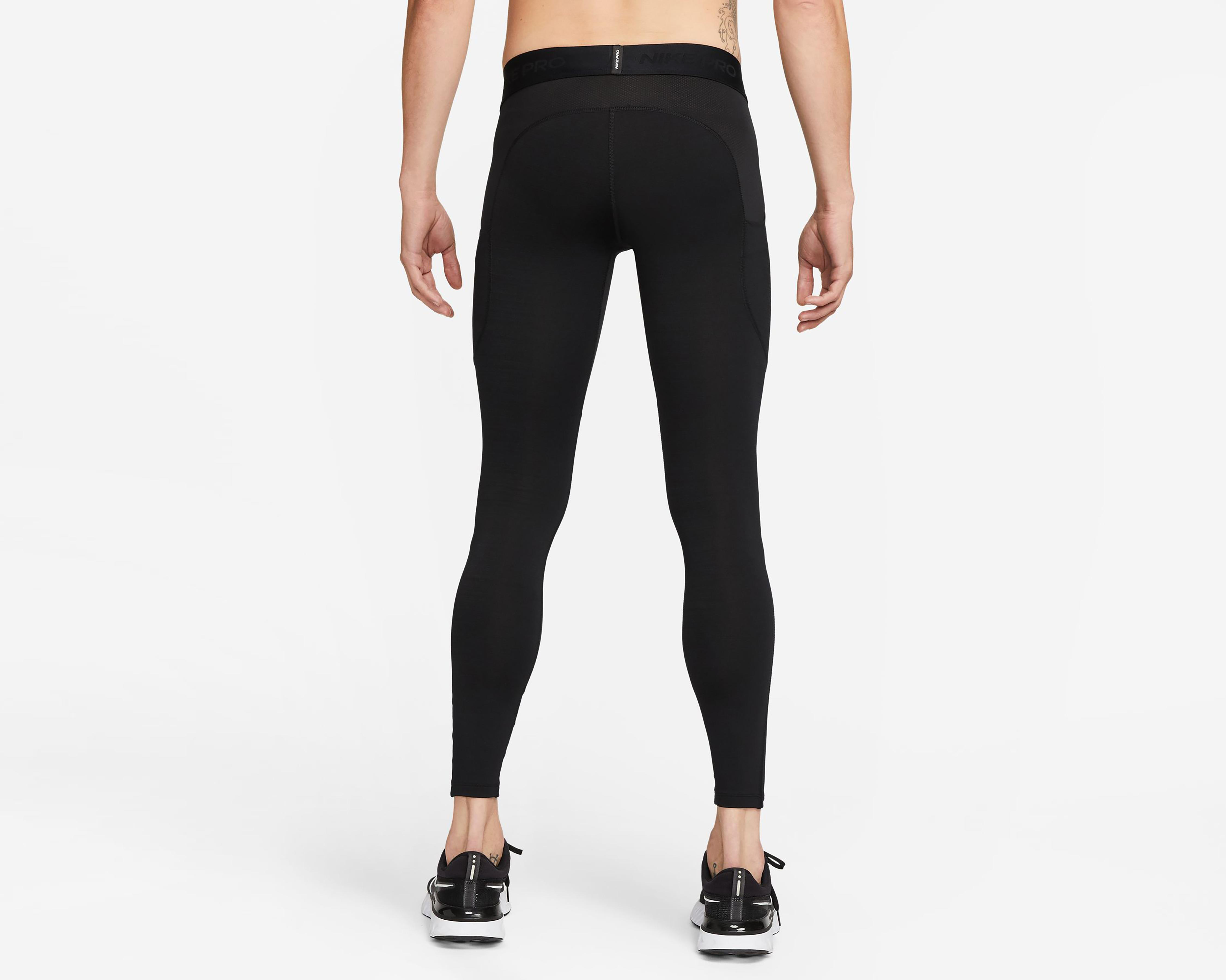 Foto 3 pulgar | Mallas Nike Dri-FIT Pro Warm de Entrenamiento