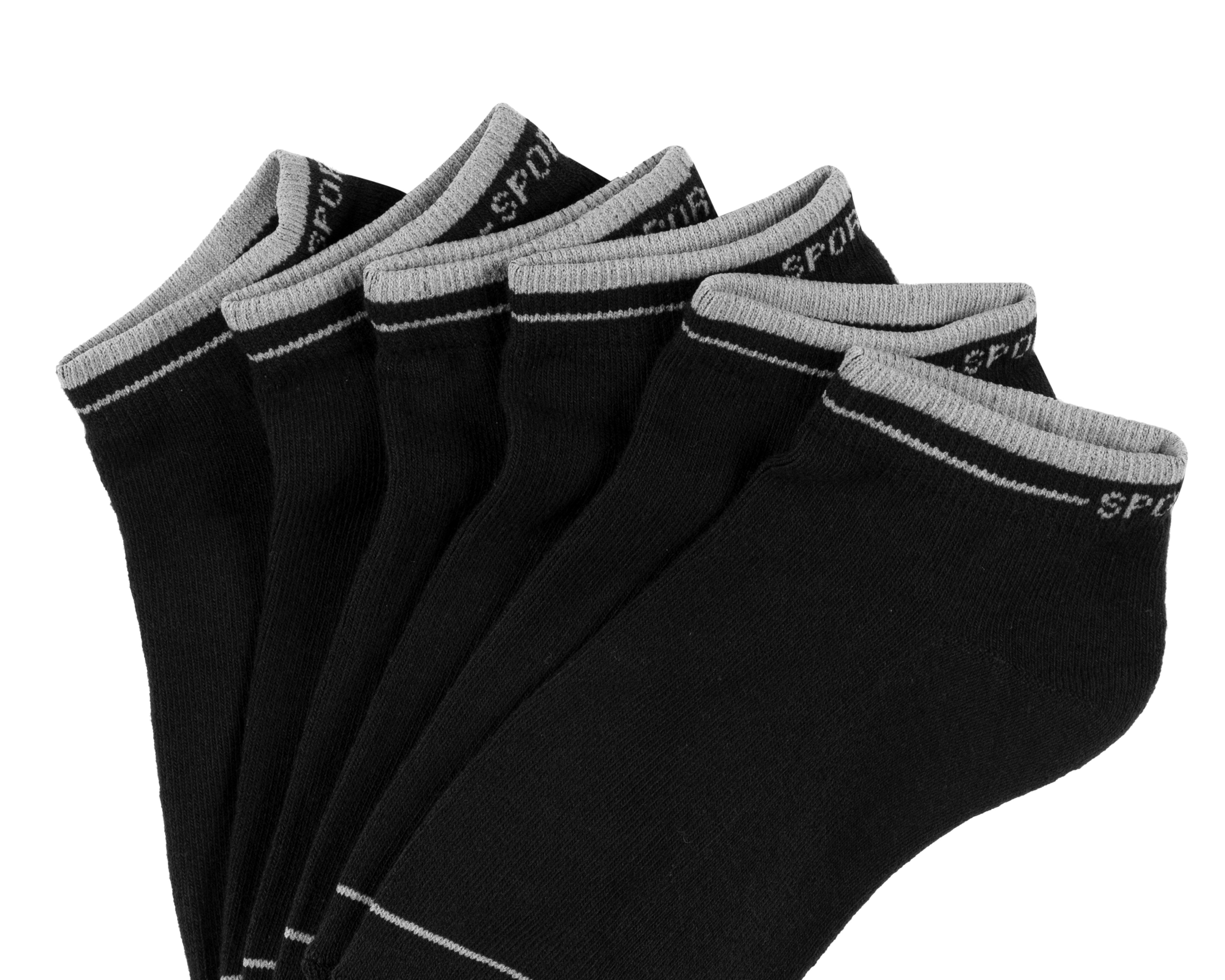 Foto 3 pulgar | Calcetas Deportivas Sportline para Hombre 6 Pares