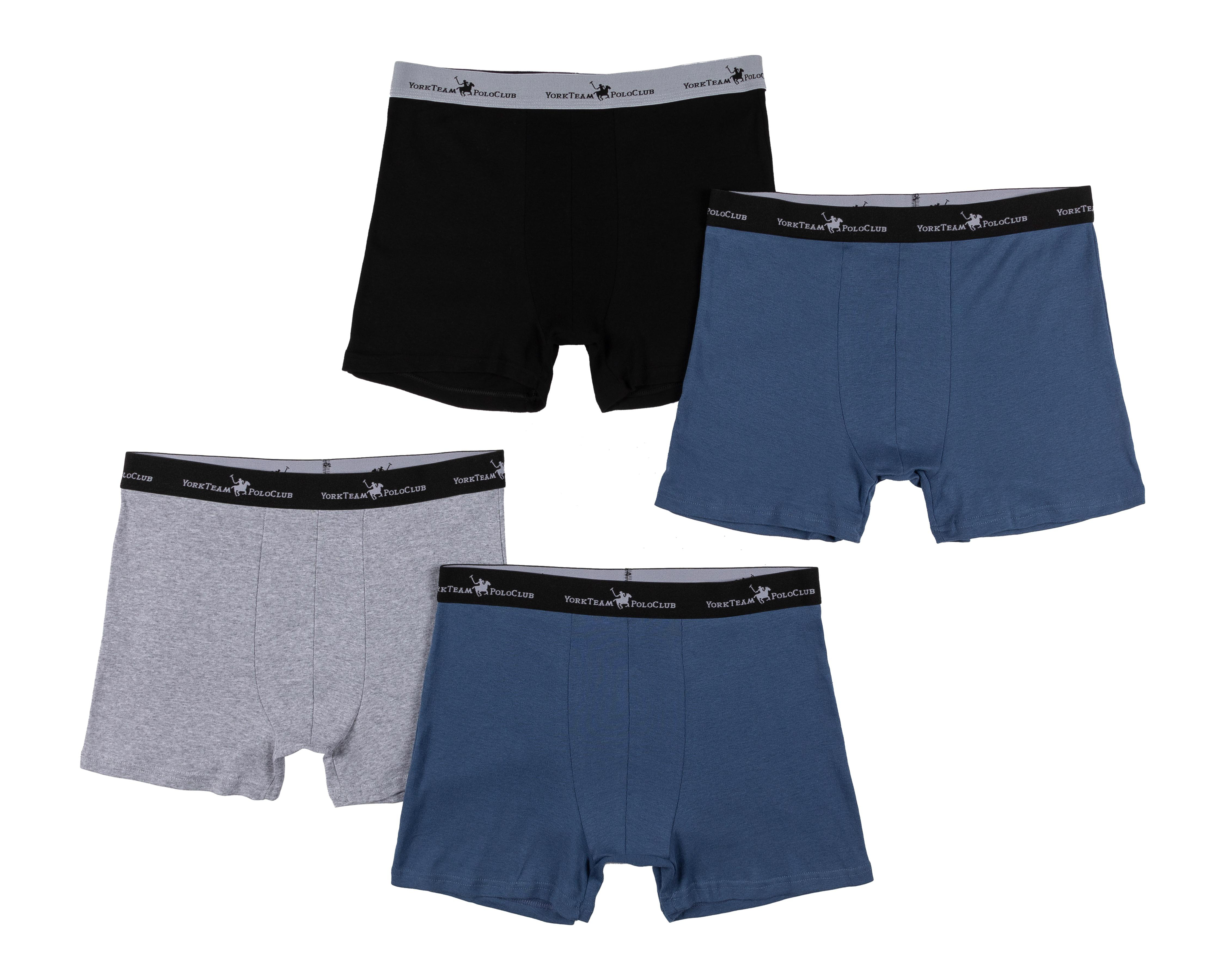 Bóxer Corto York Team Polo Club 4 Piezas $139