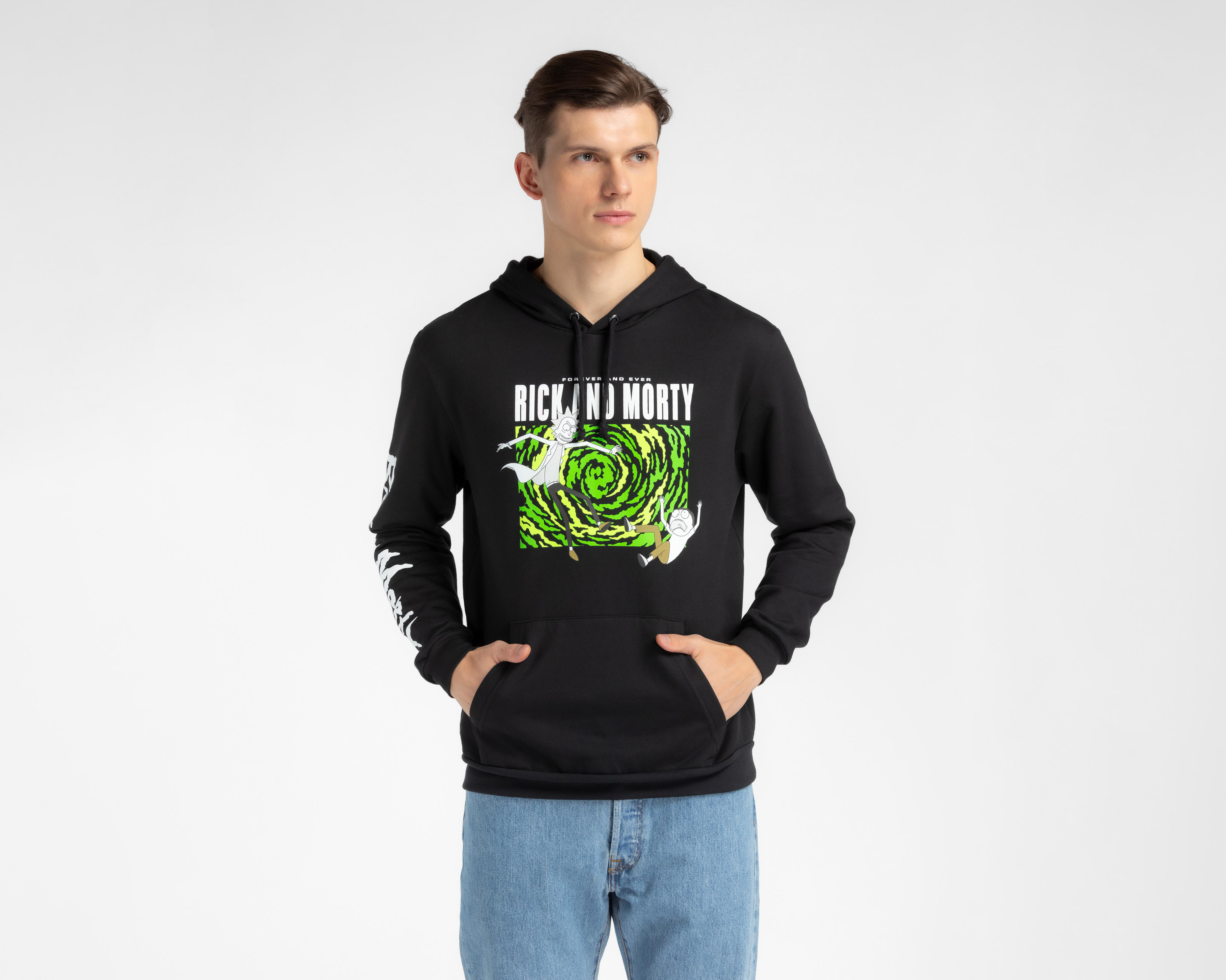 Foto 1 | Sudadera Rick & Morty con Capucha