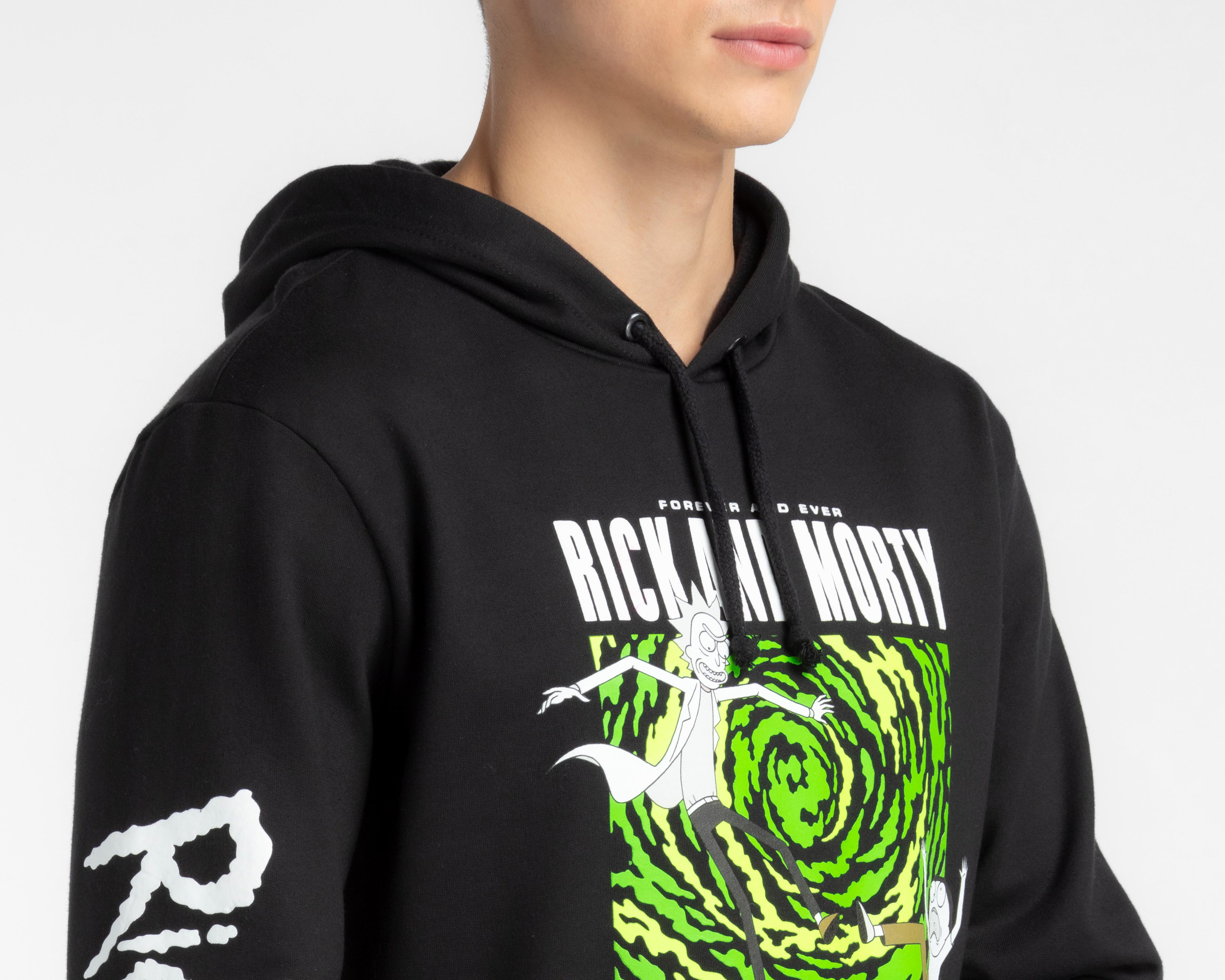Foto 4 pulgar | Sudadera Rick & Morty con Capucha