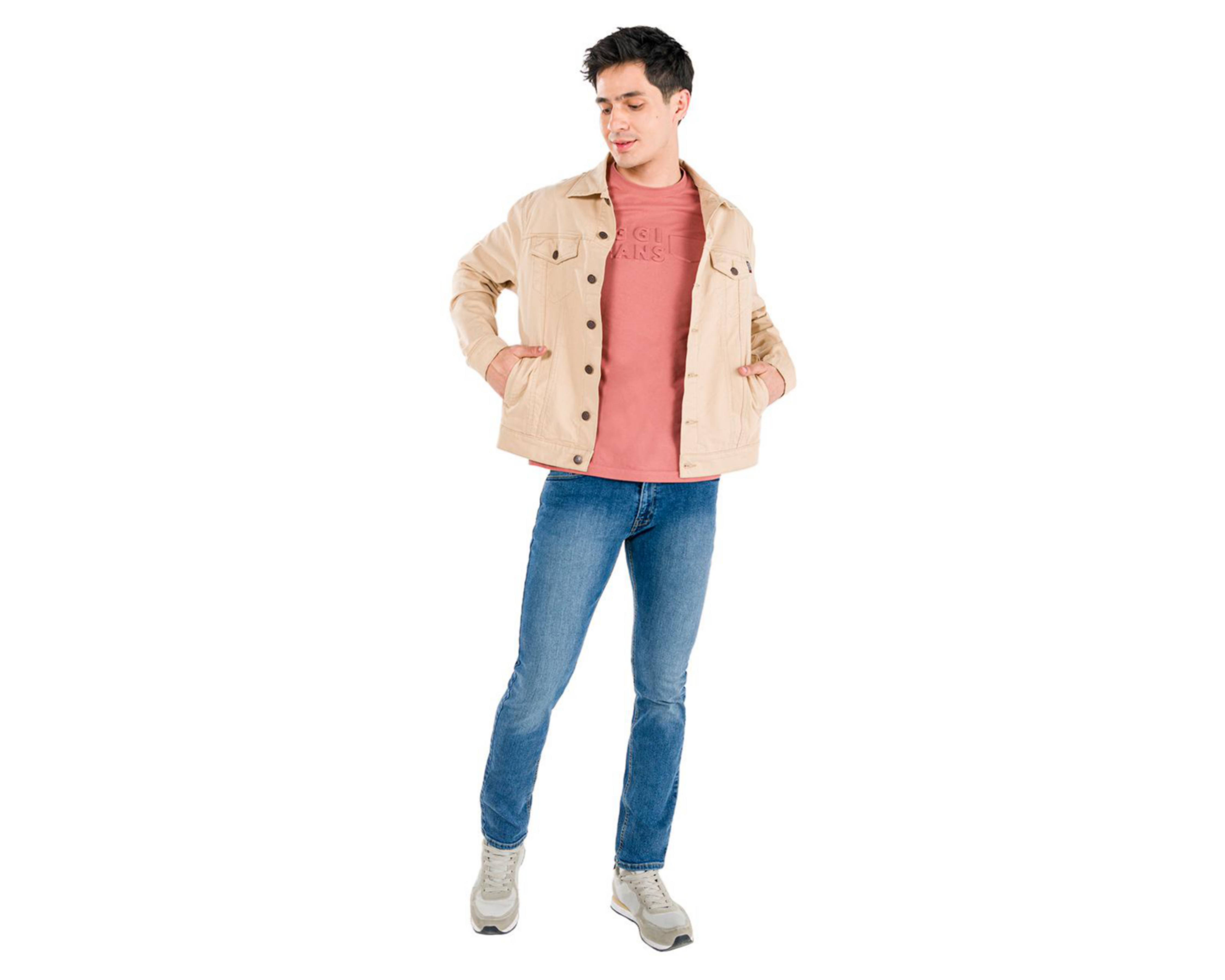 Foto 7 pulgar | Jeans Skinny Oggi Vaxter Avatar Bleach para Hombre