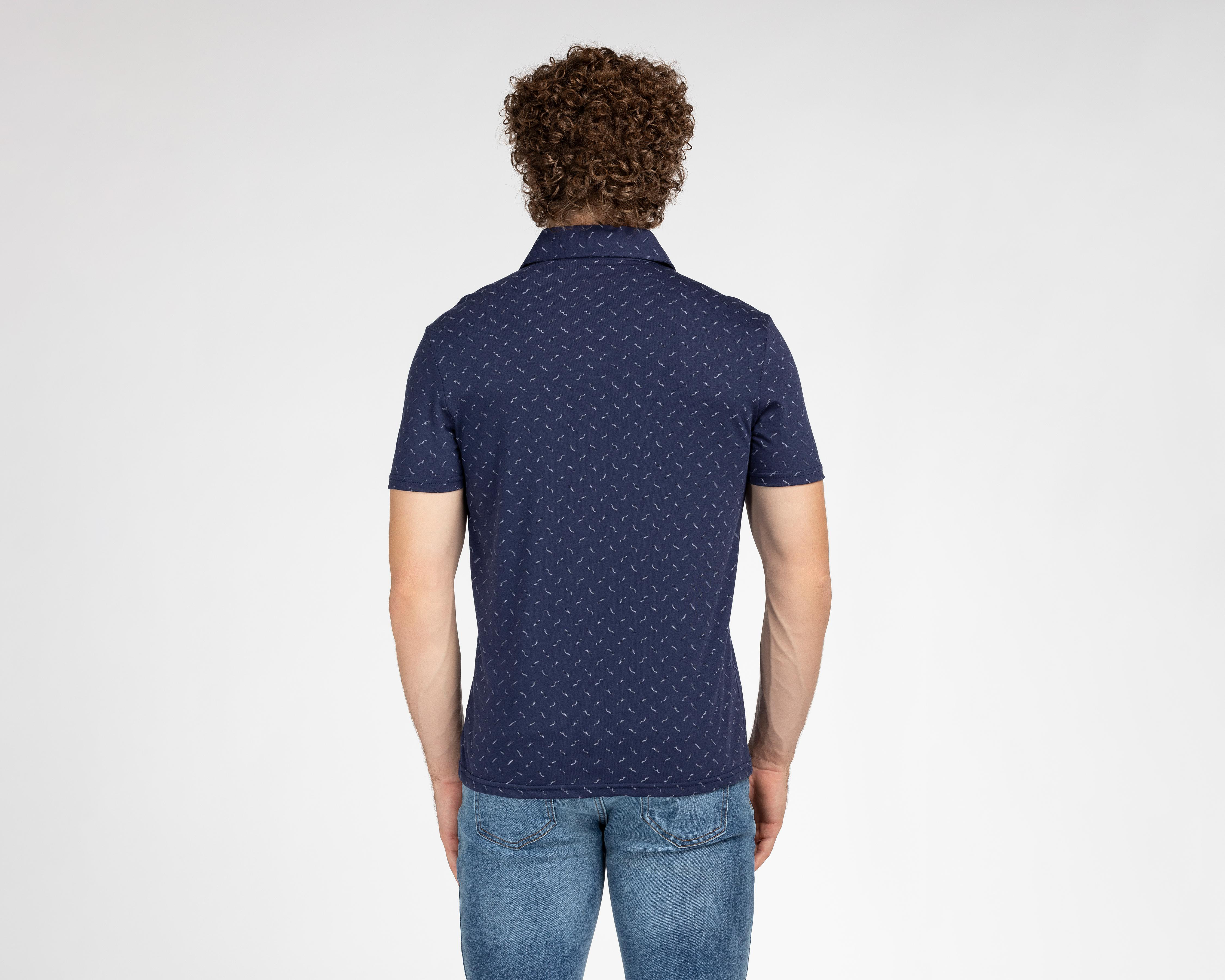 Foto 4 pulgar | Playera Refill Cuello Polo