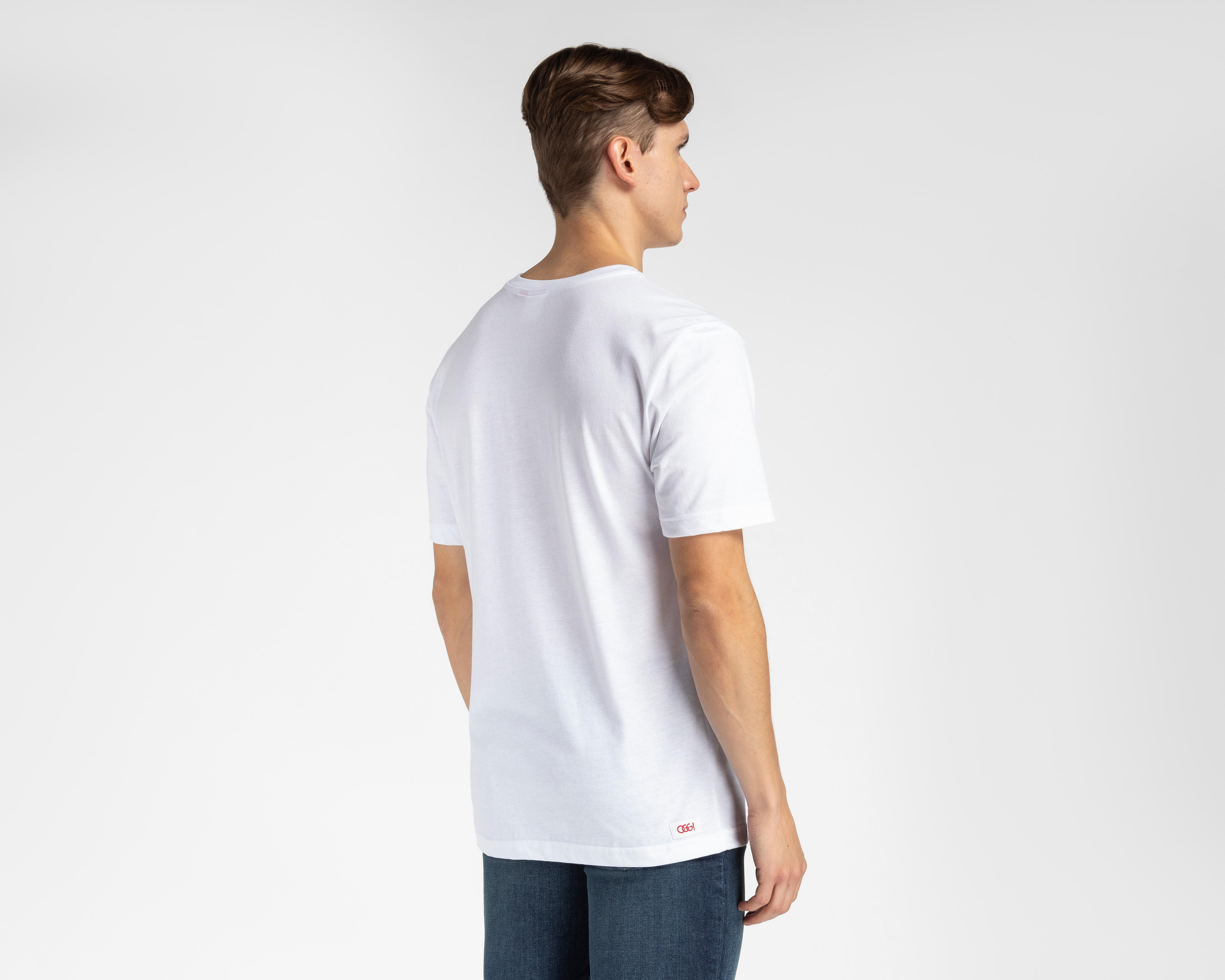 Foto 4 pulgar | Playera Oggi Cuello Redondo