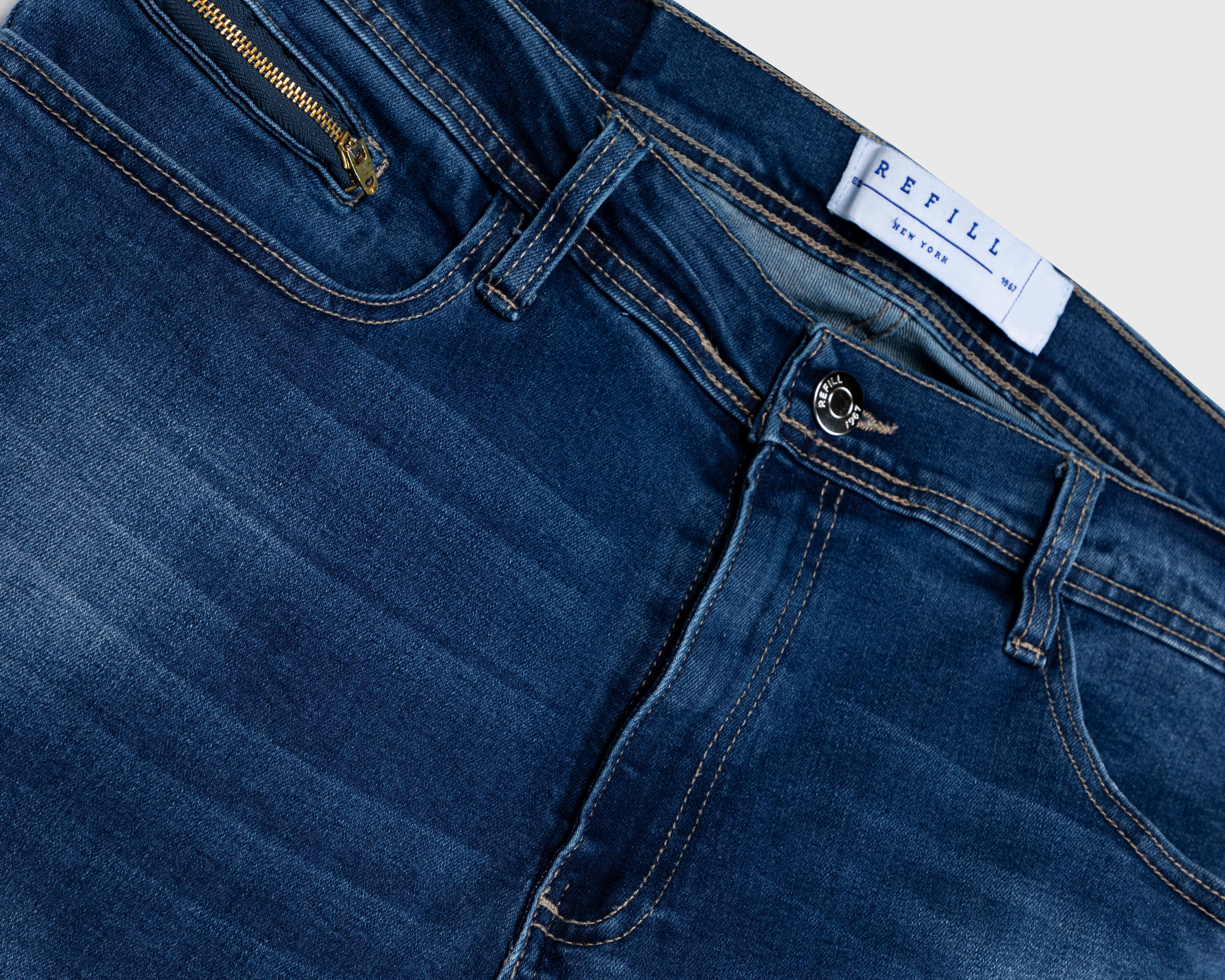 Foto 4 pulgar | Jeans Skinny Refill para Hombre