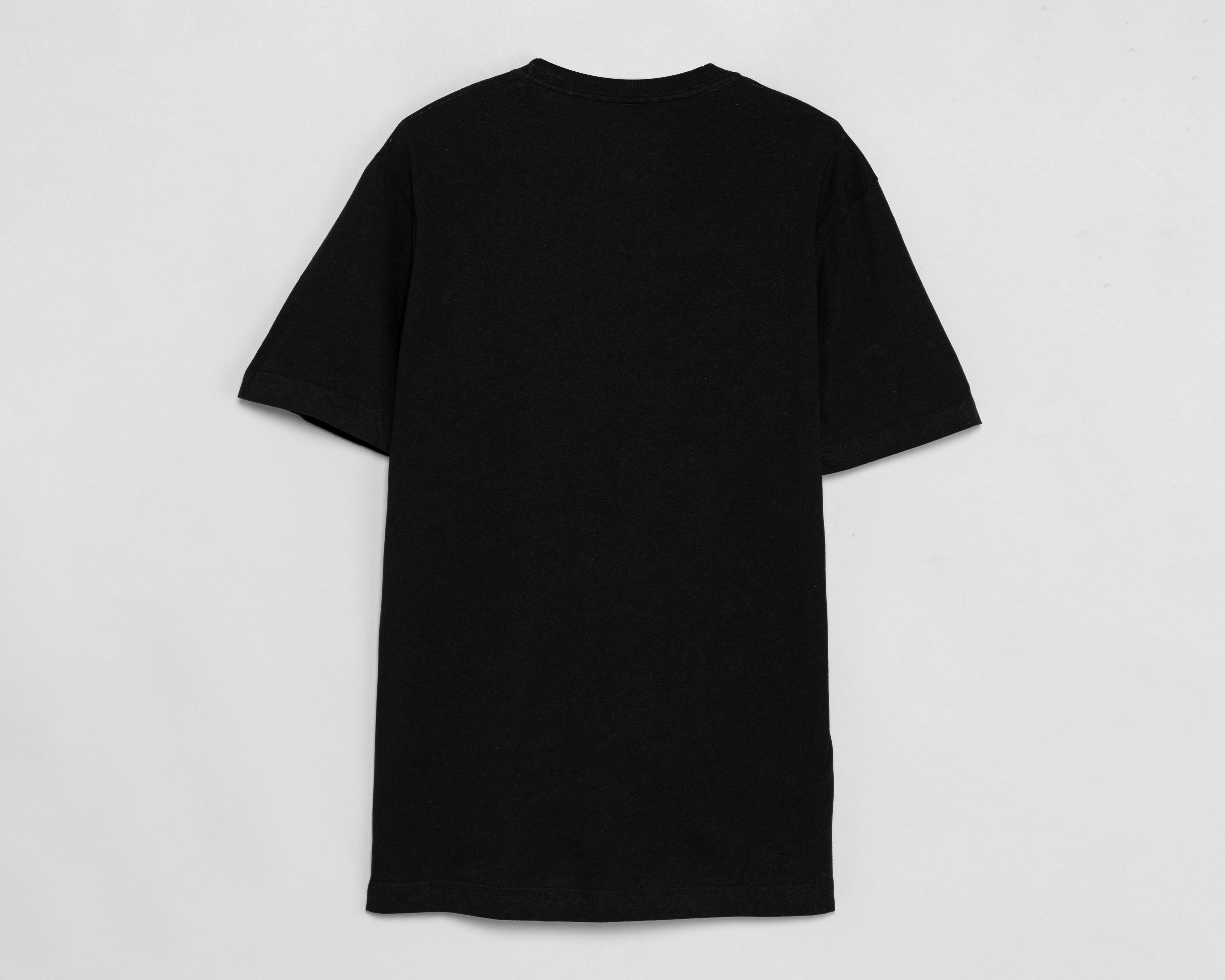 Foto 2 | Playera de Cuello Redondo Negra Ramones para Hombre