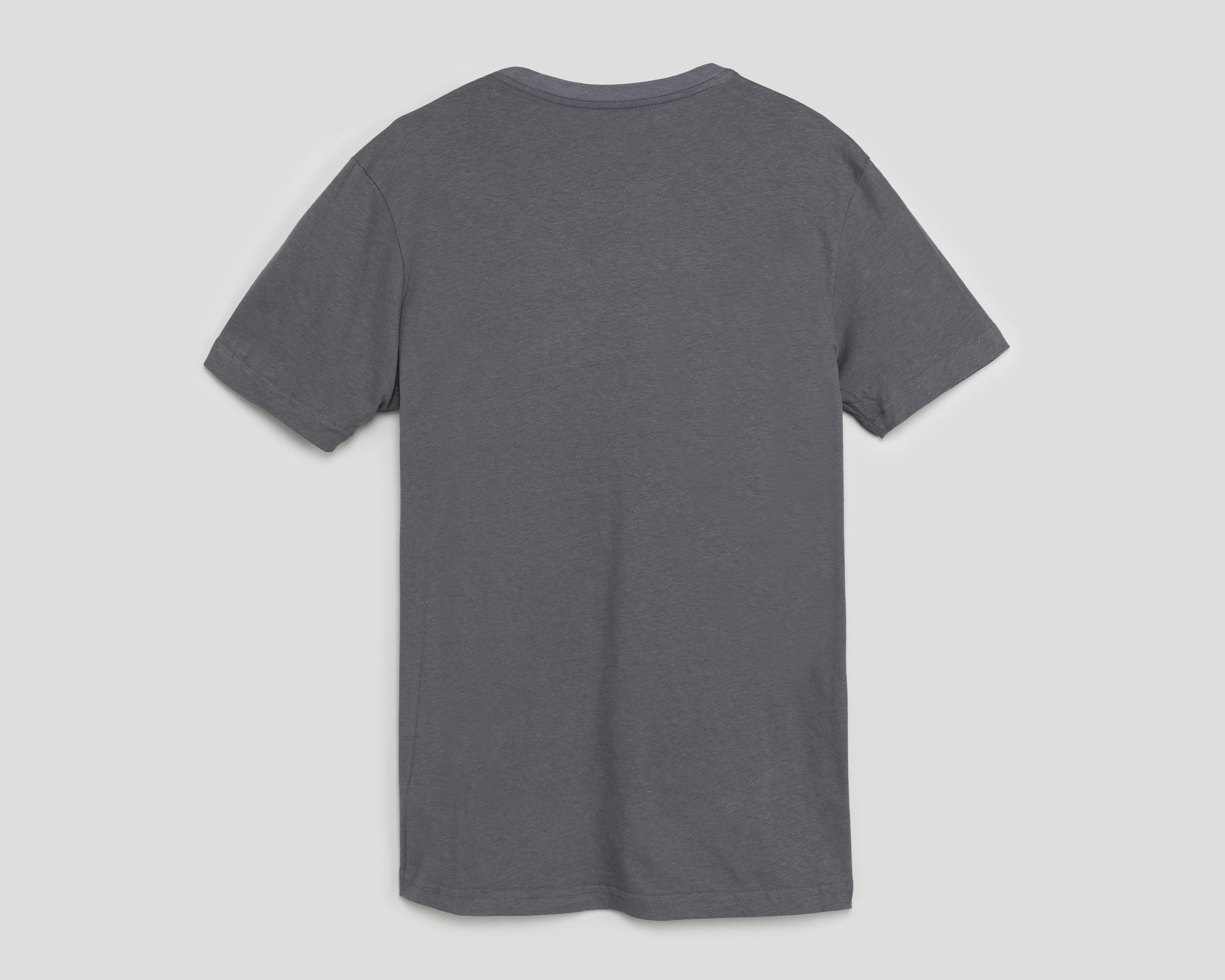 Foto 3 pulgar | Playera Metallica Gris Cuello Redondo para Hombre
