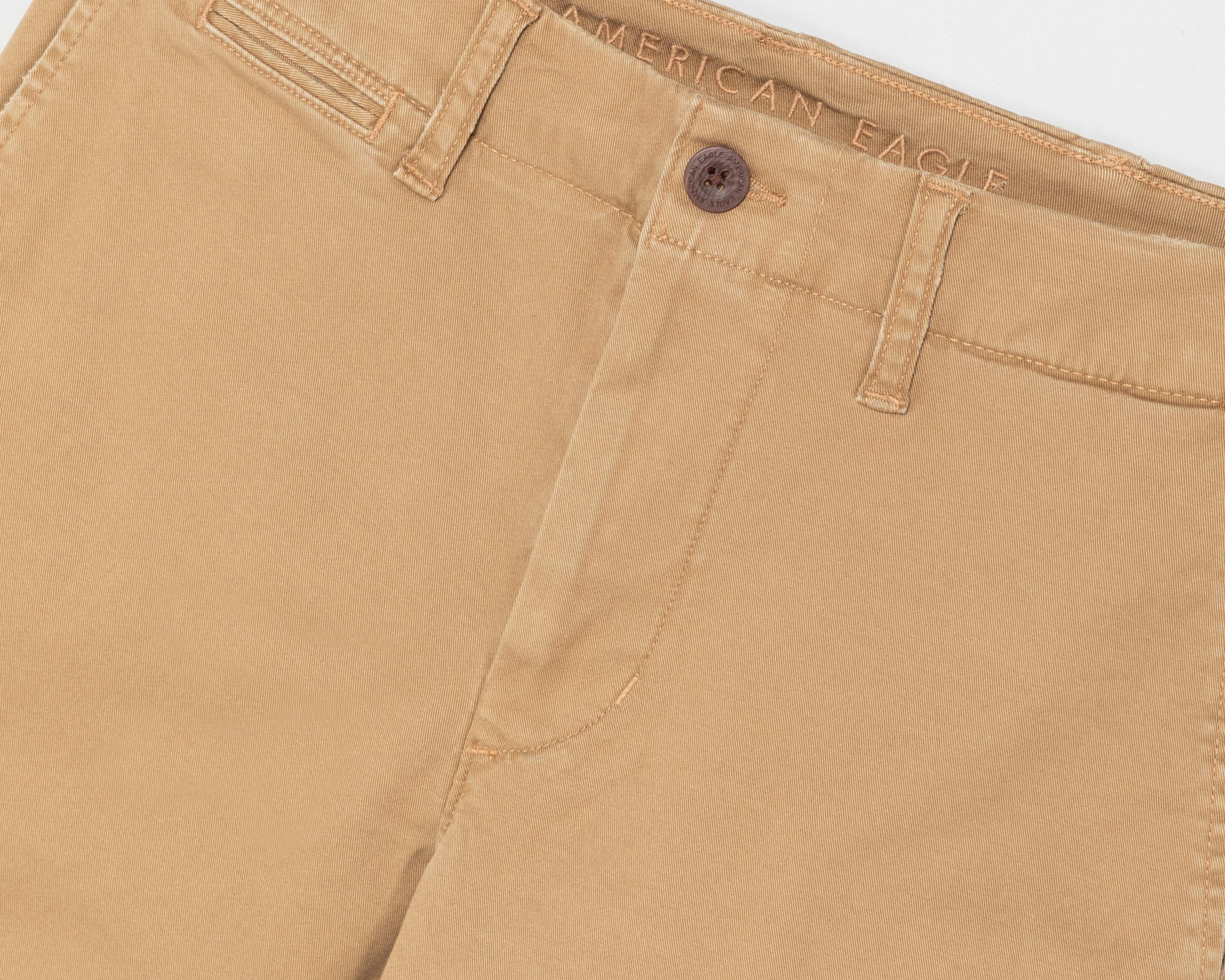 Foto 4 pulgar | Pantalón Chino American Eagle Caqui para Hombre