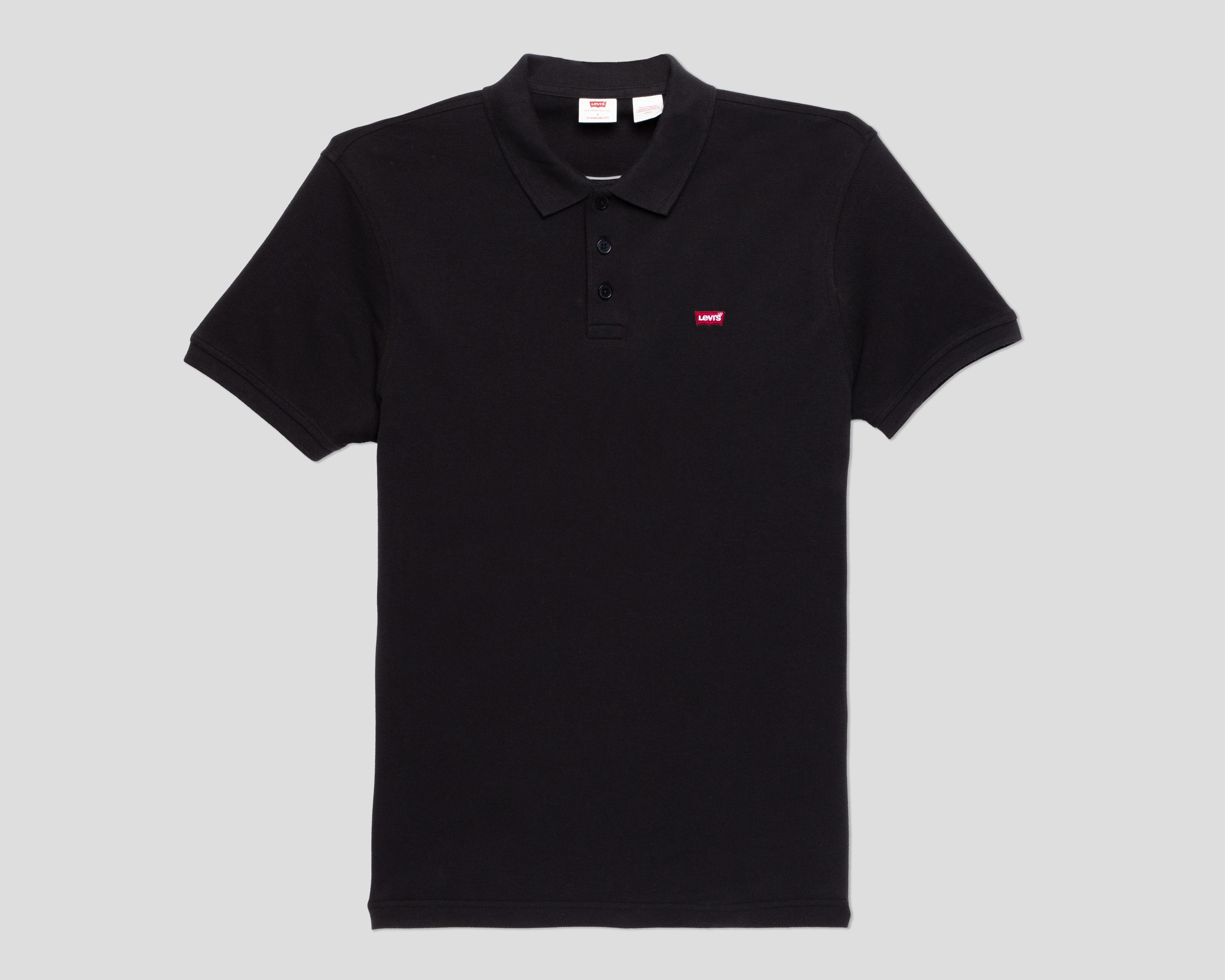 Foto 2 pulgar | Playera Polo Levi's Negra para Hombre