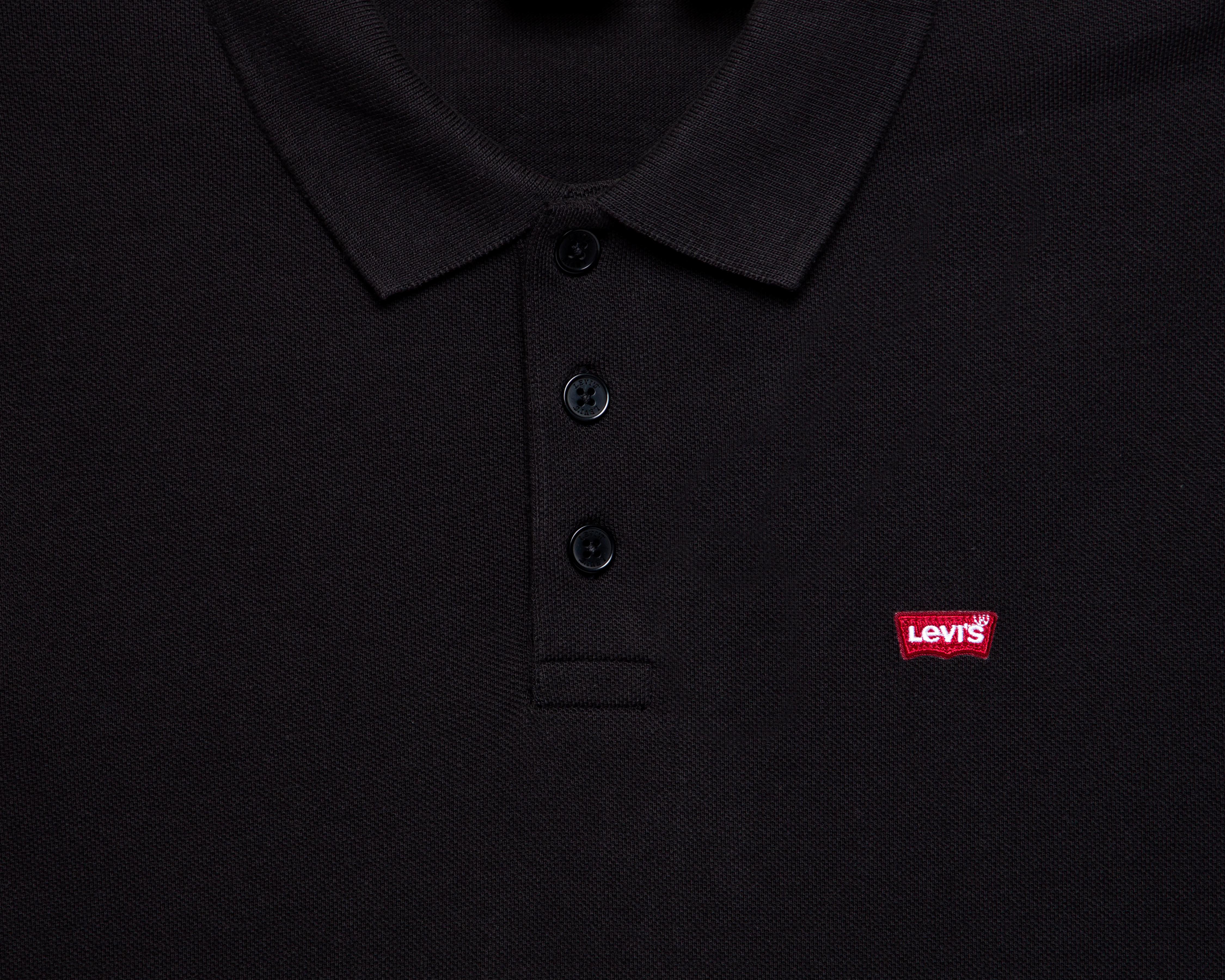 Foto 4 pulgar | Playera Polo Levi's Negra para Hombre