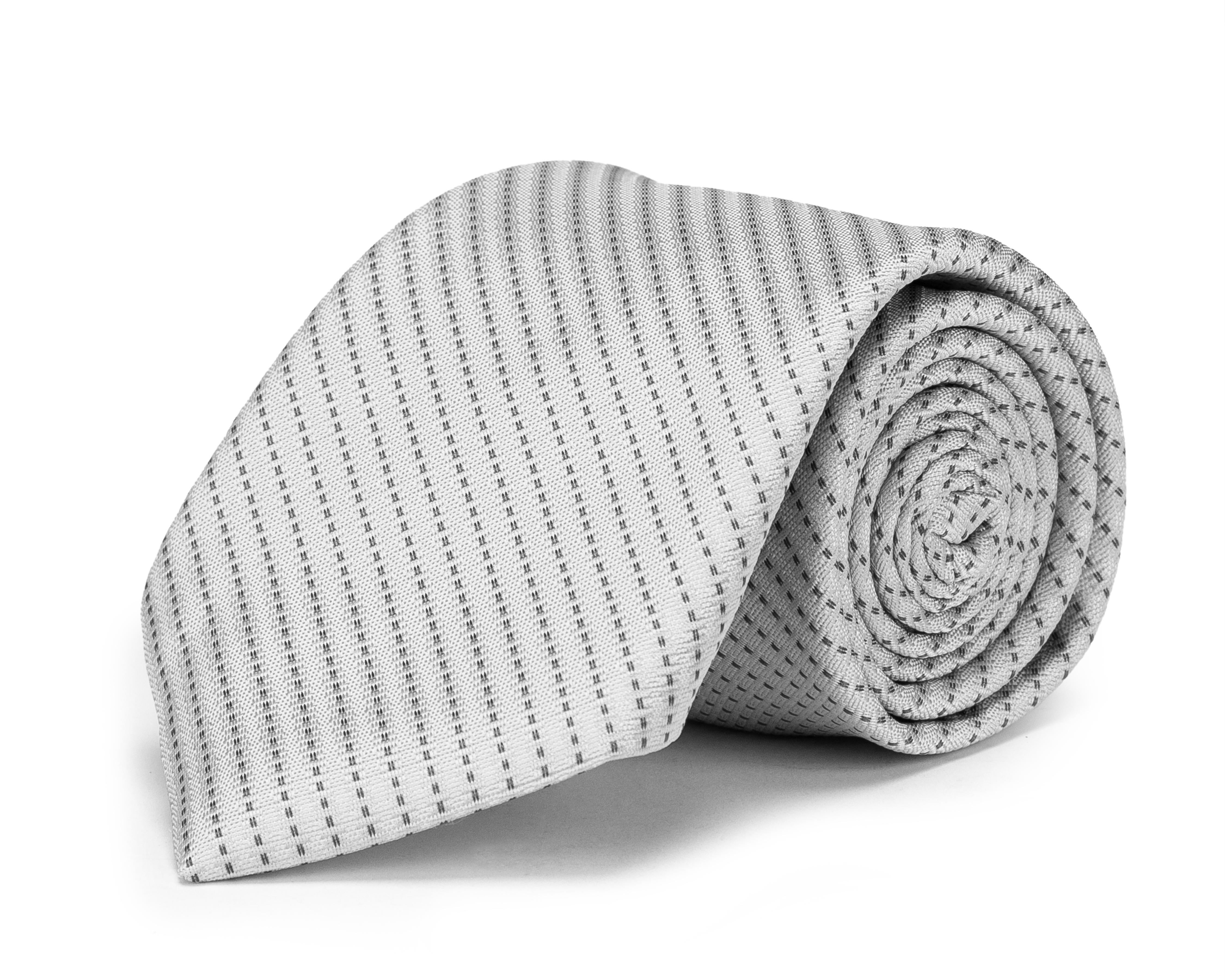 Foto 2 | Corbata de Rayas Wall Street Gris