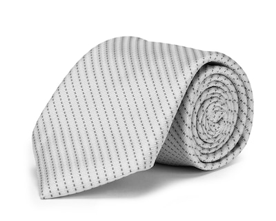 Foto 2 | Corbata de Rayas Wall Street Gris