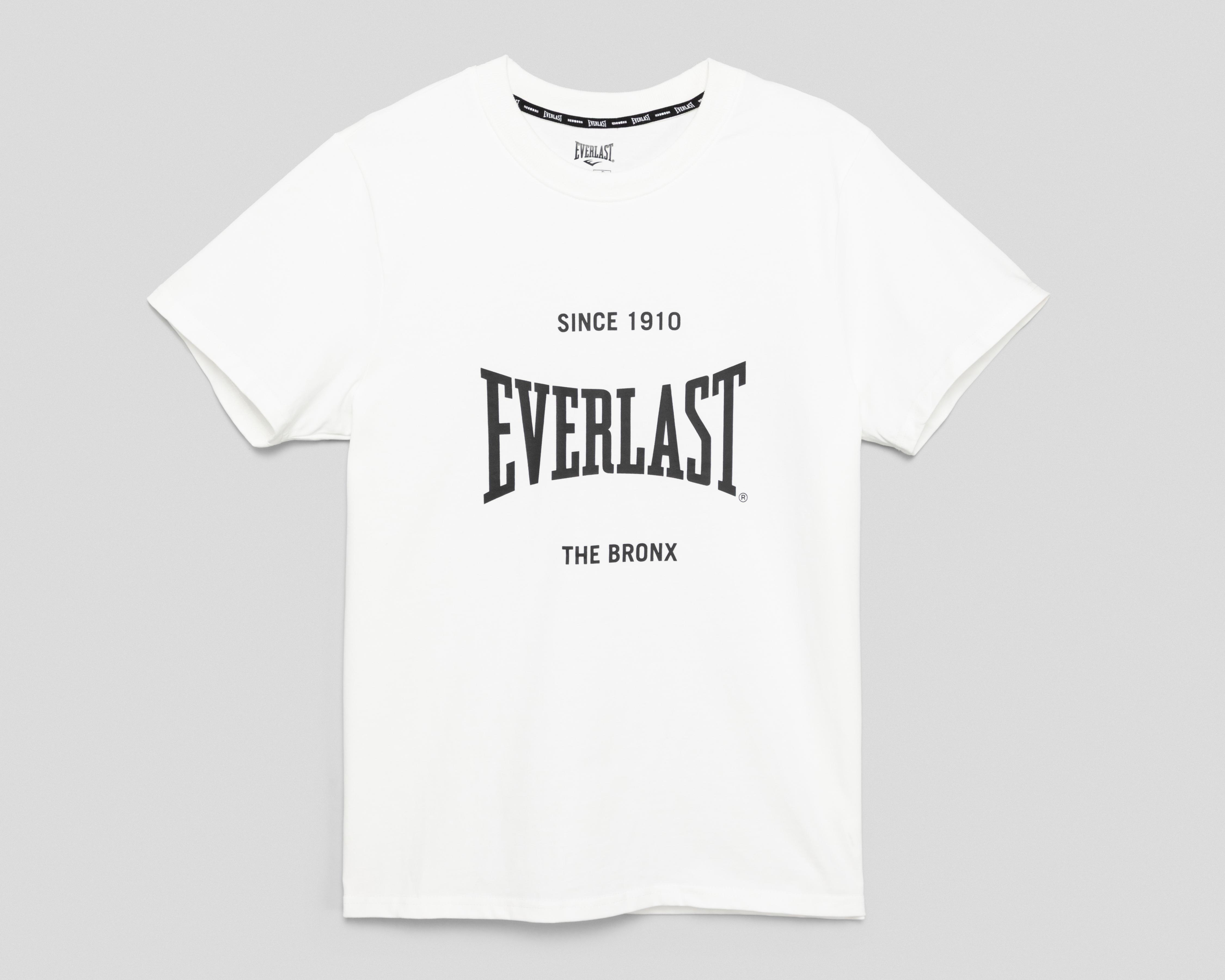 Playera de Cuello Redondo Everlast Blanca para Hombre
