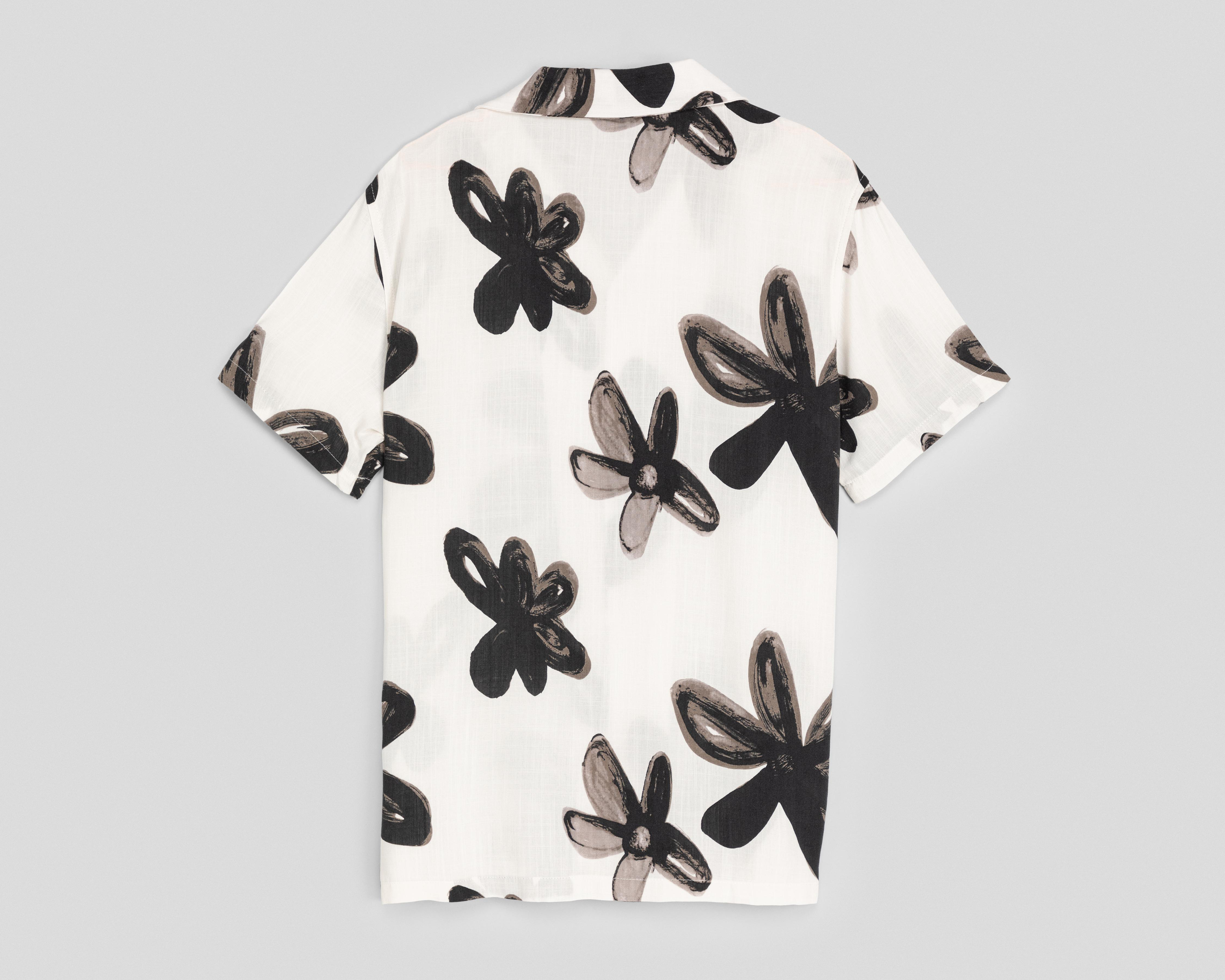 Foto 3 pulgar | Camisa Casual Porto Sur Regular Fit Estampado Floral