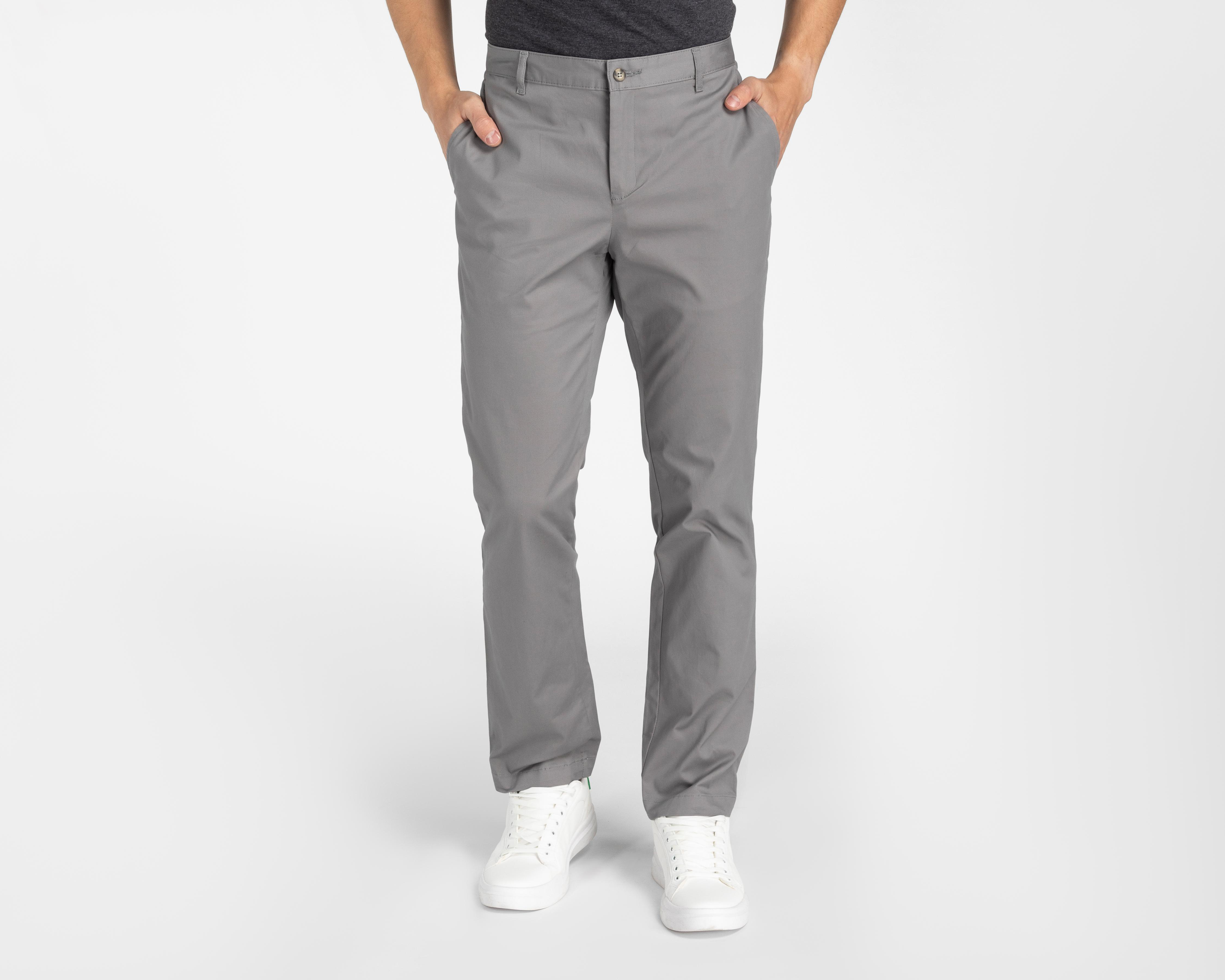 Pantalón Chino Porto Sur Gris para Hombre