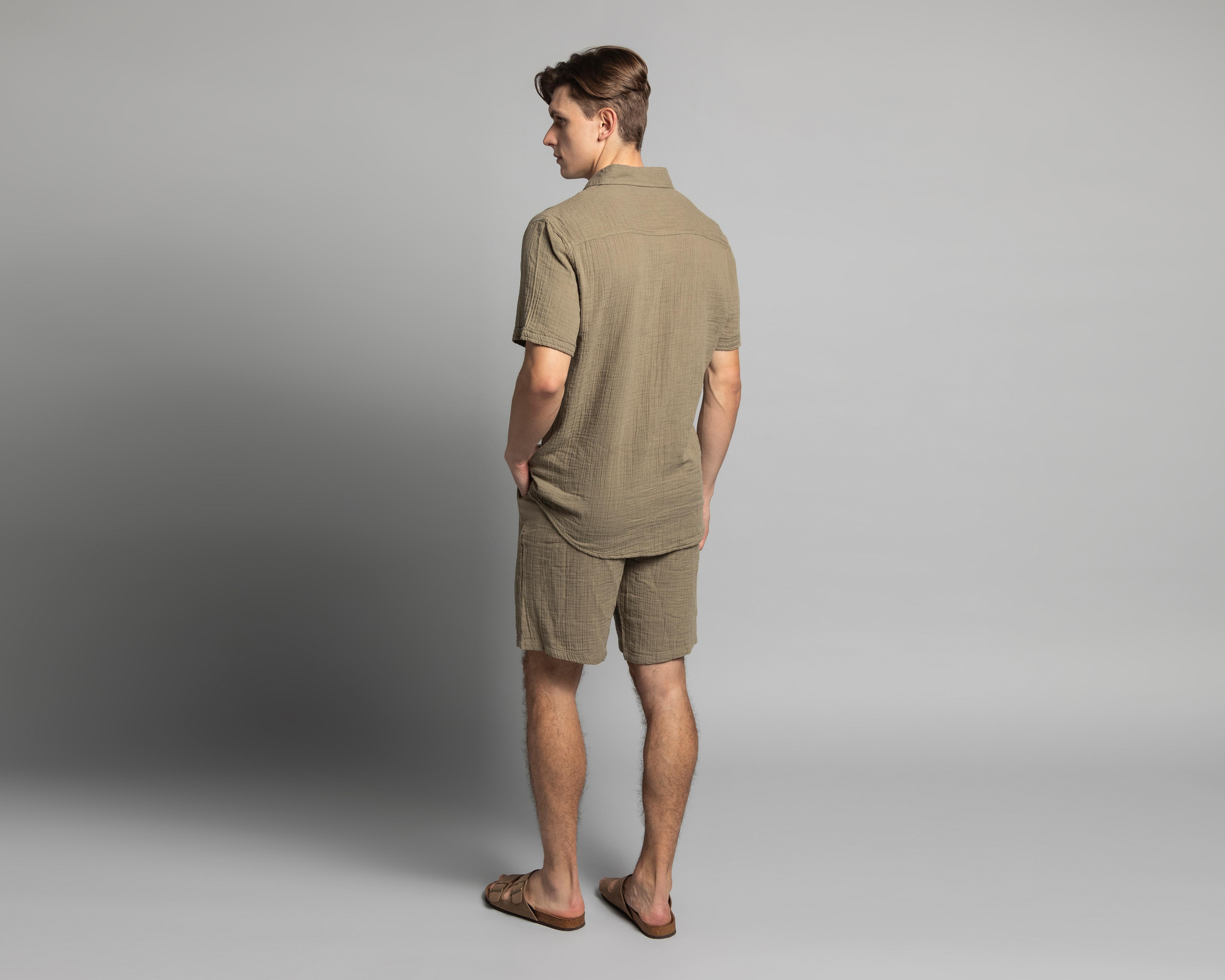 Foto 3 | Conjunto de Short y Camisa Strona para Hombre