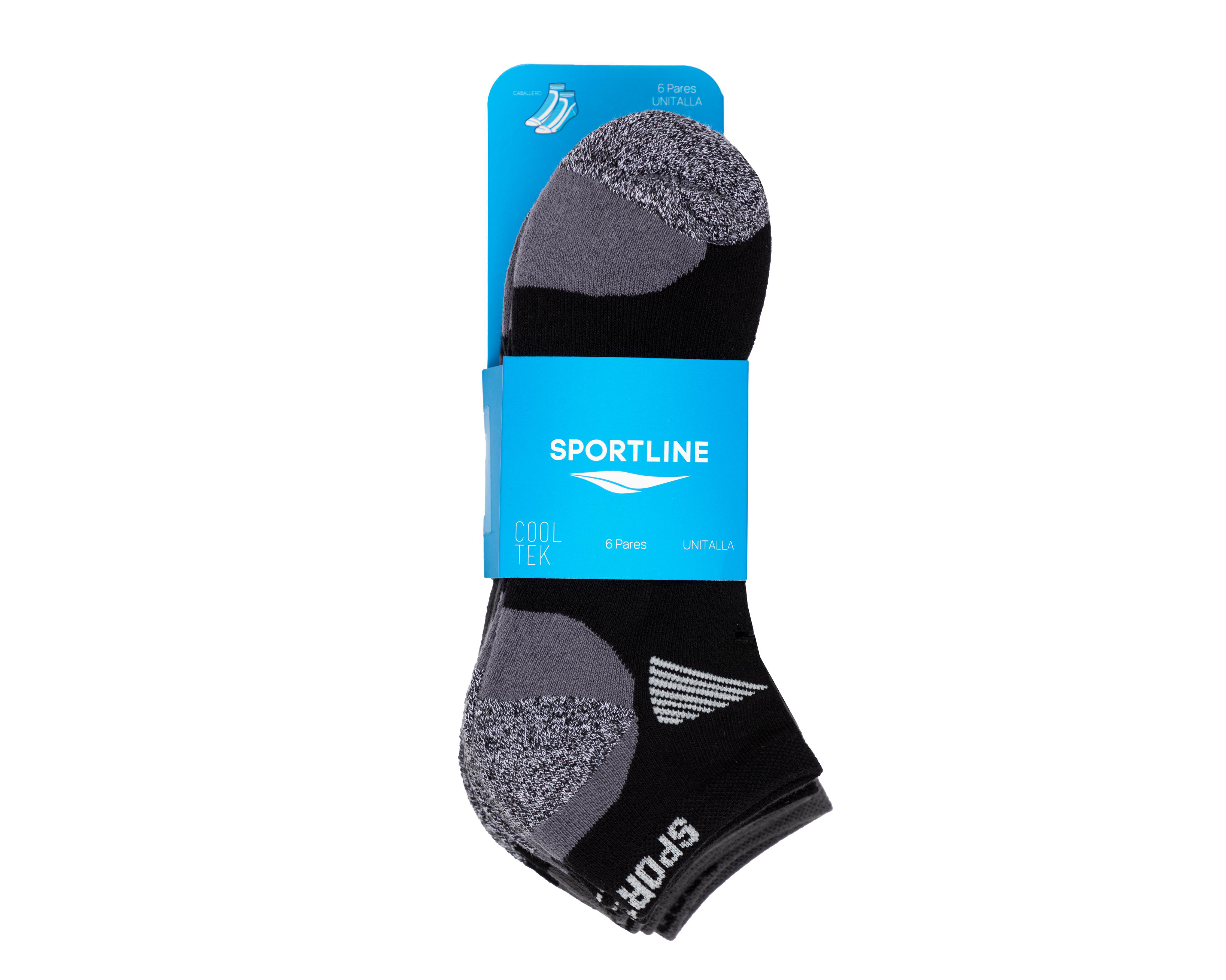 Foto 4 pulgar | Calcetas Deportivas Sportline para Mujer 6 Pares